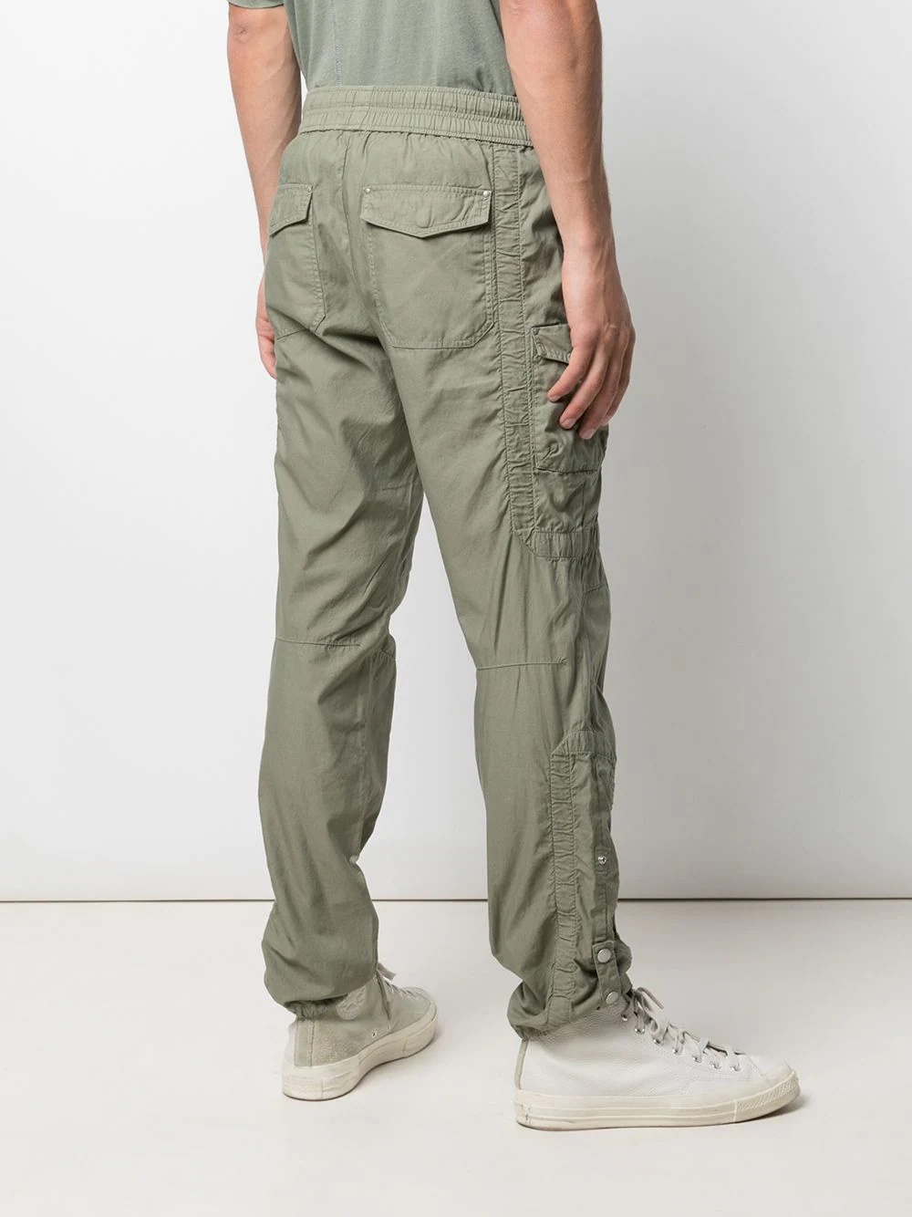 drawstring cargo trousers - 4