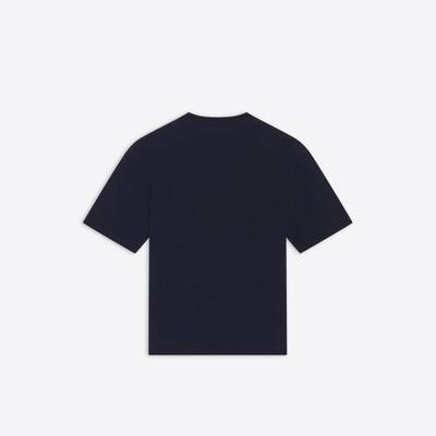 BALENCIAGA Men's Quest Medium Fit T-shirt in Blue outlook