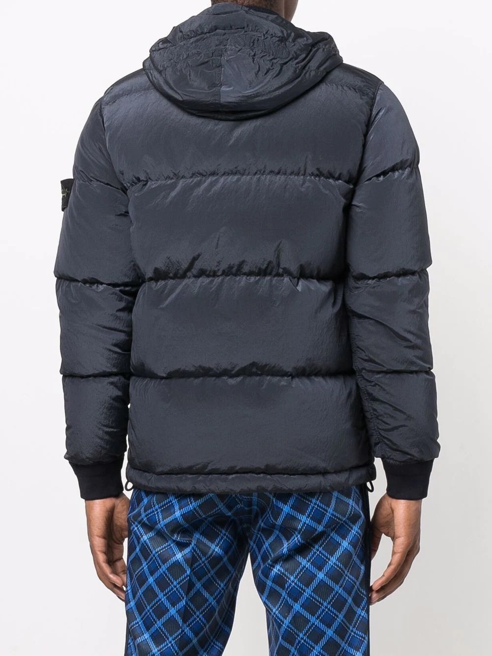 padded zip-up down jacket - 4