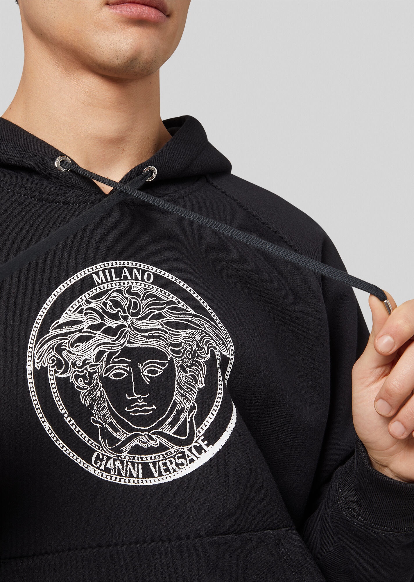 Embroidered Medusa Hoodie - 5