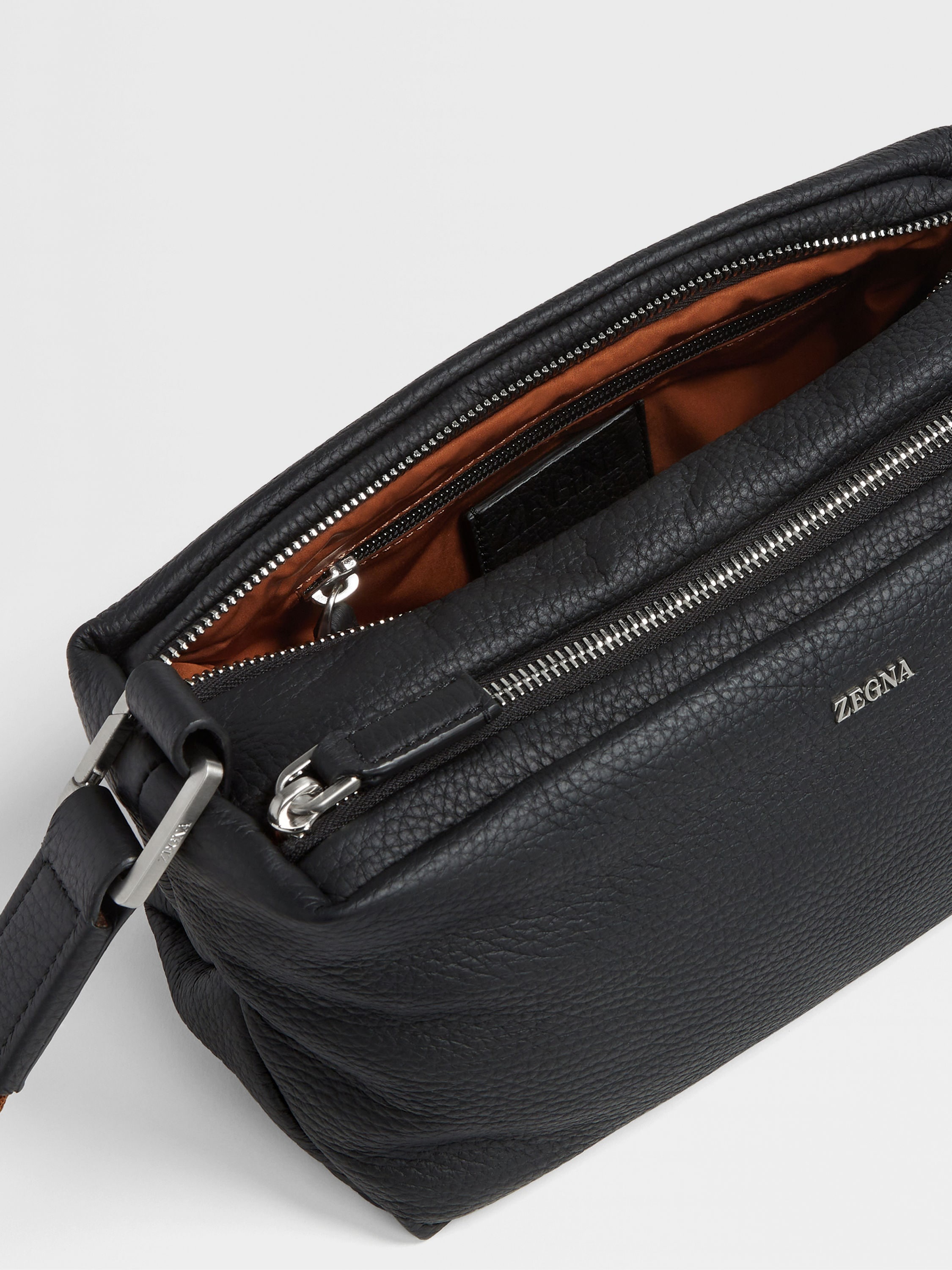 BLACK DEERSKIN SOFTY POUCH - 2