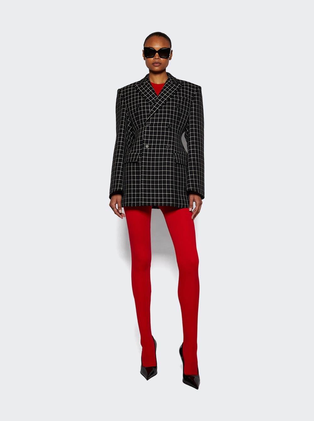 Opaque Long Sleeve Tee Red - 2