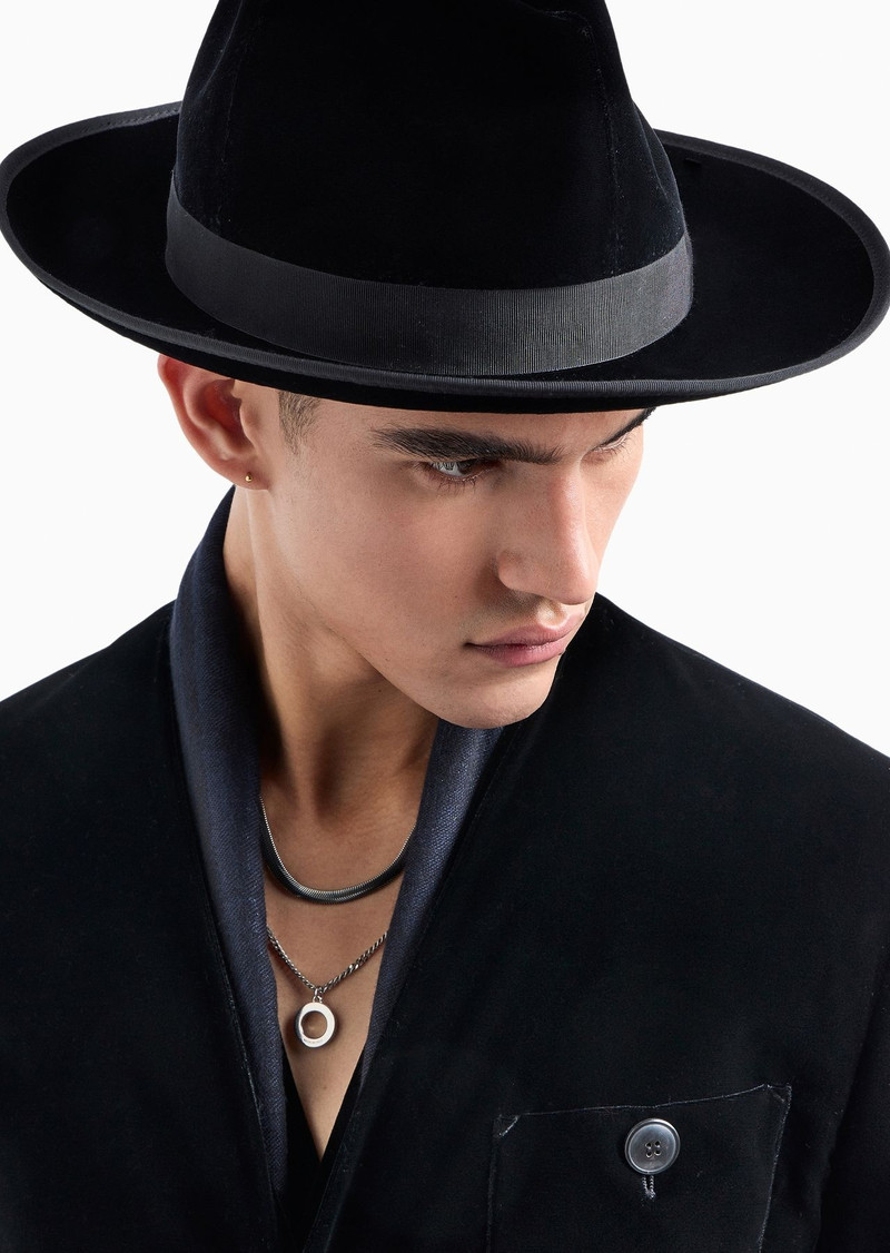 Double-breasted waistcoat in velvet 6