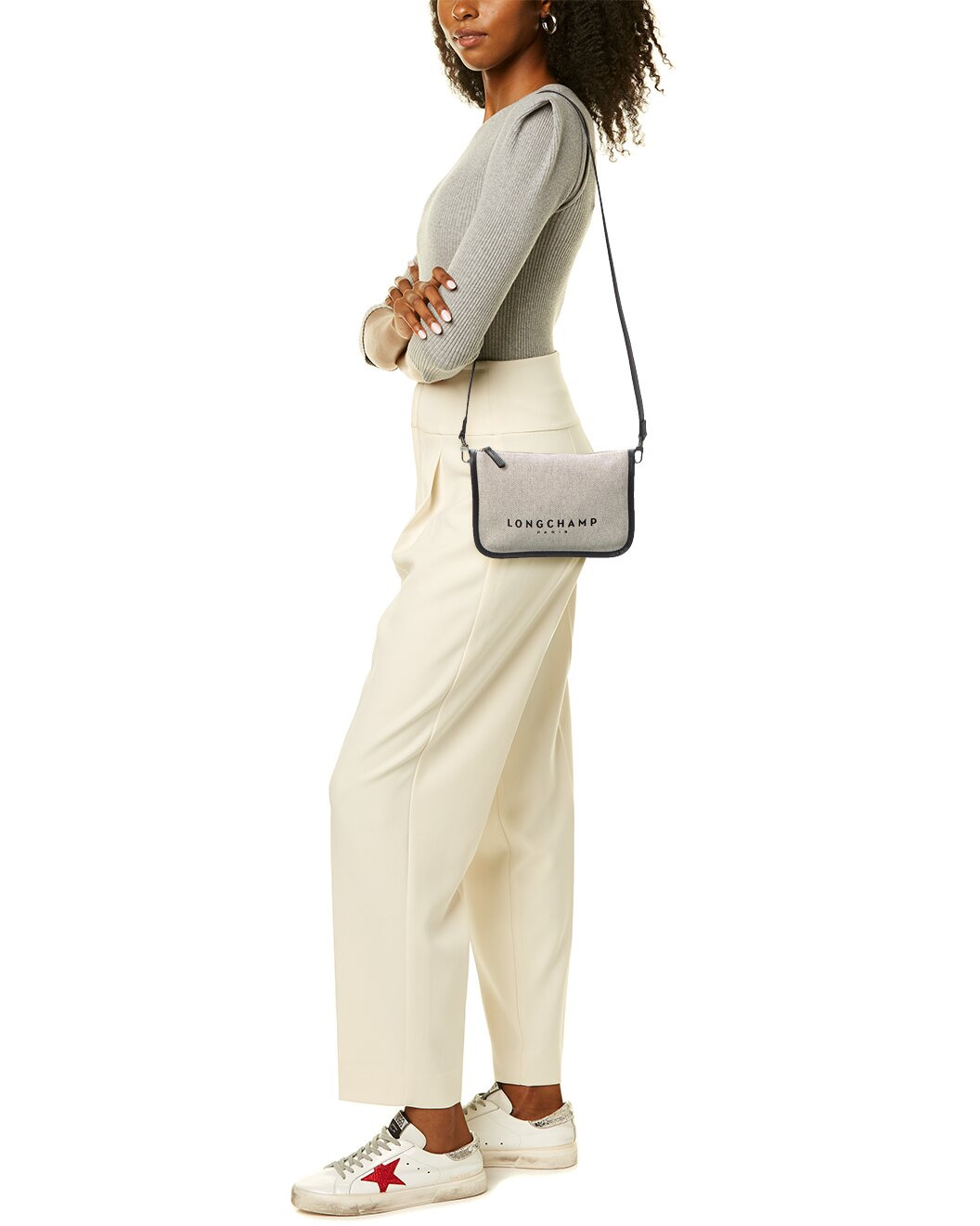 Longchamp Essential Small Canvas Crossbody - 4