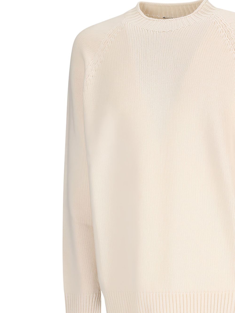 raglan-sleeve crew-neck sweater - 3