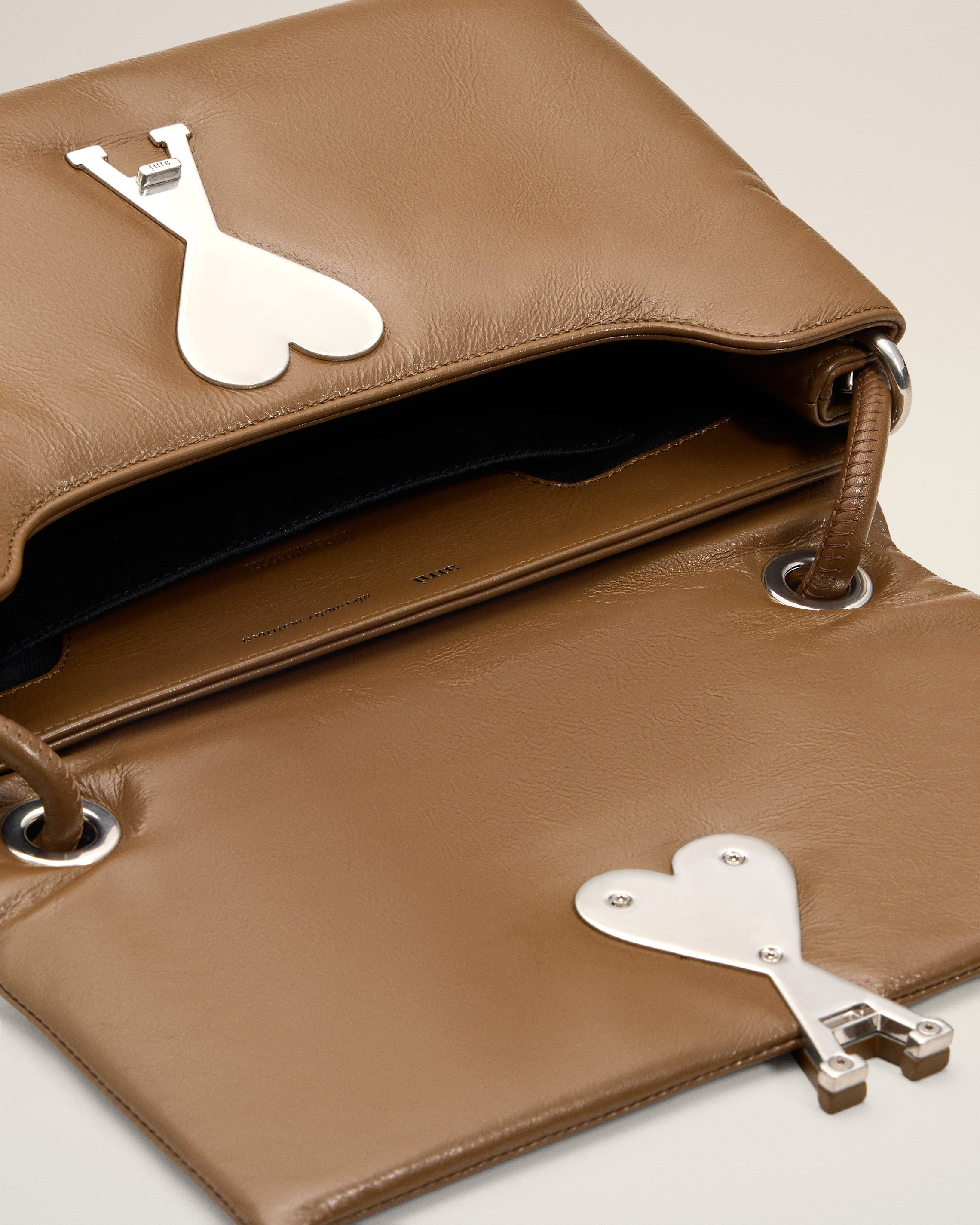 BROWN SMOOTH LEATHER VOULEZ VOUS BAG - 6