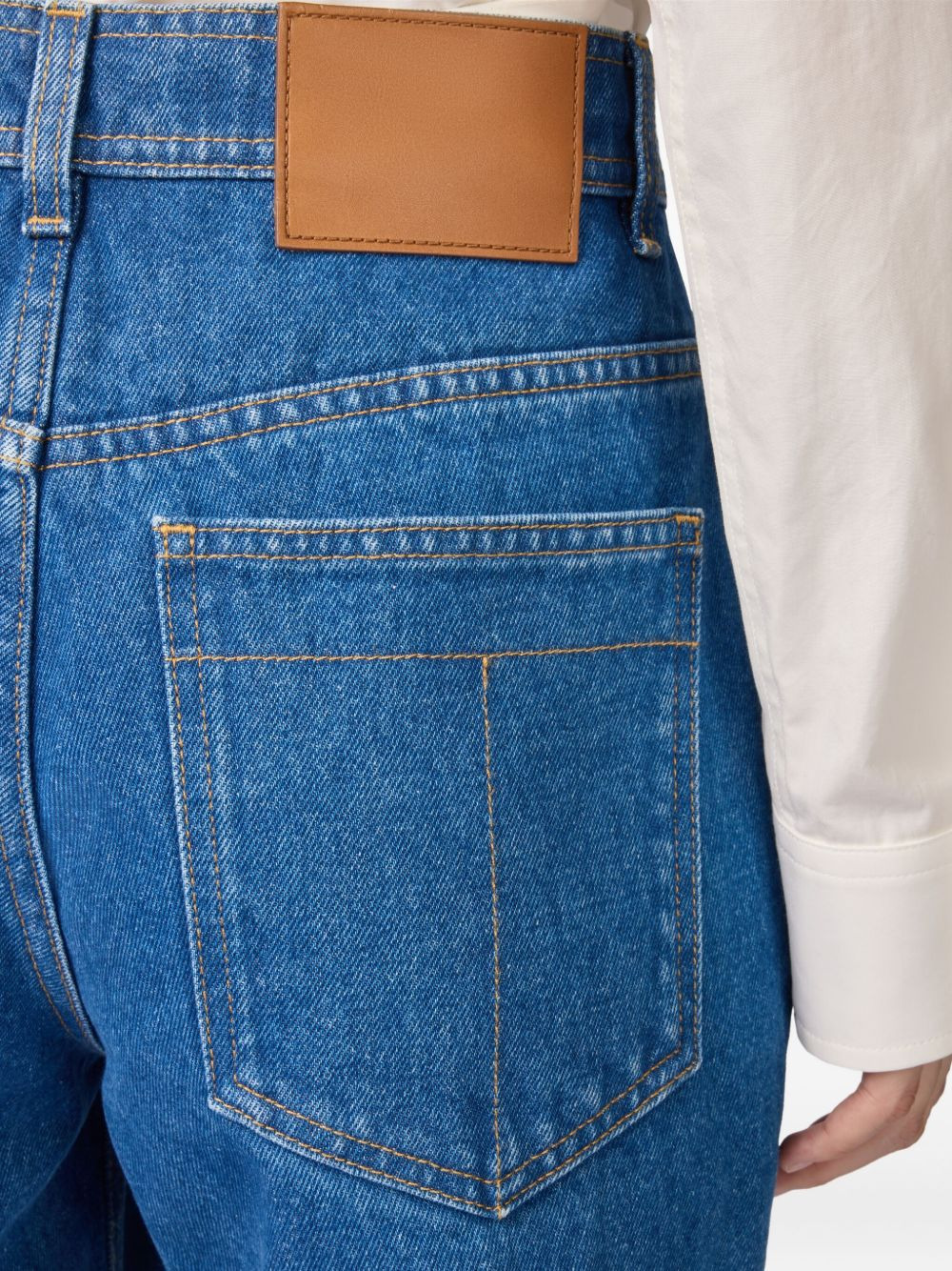 back-patch jeans - 5