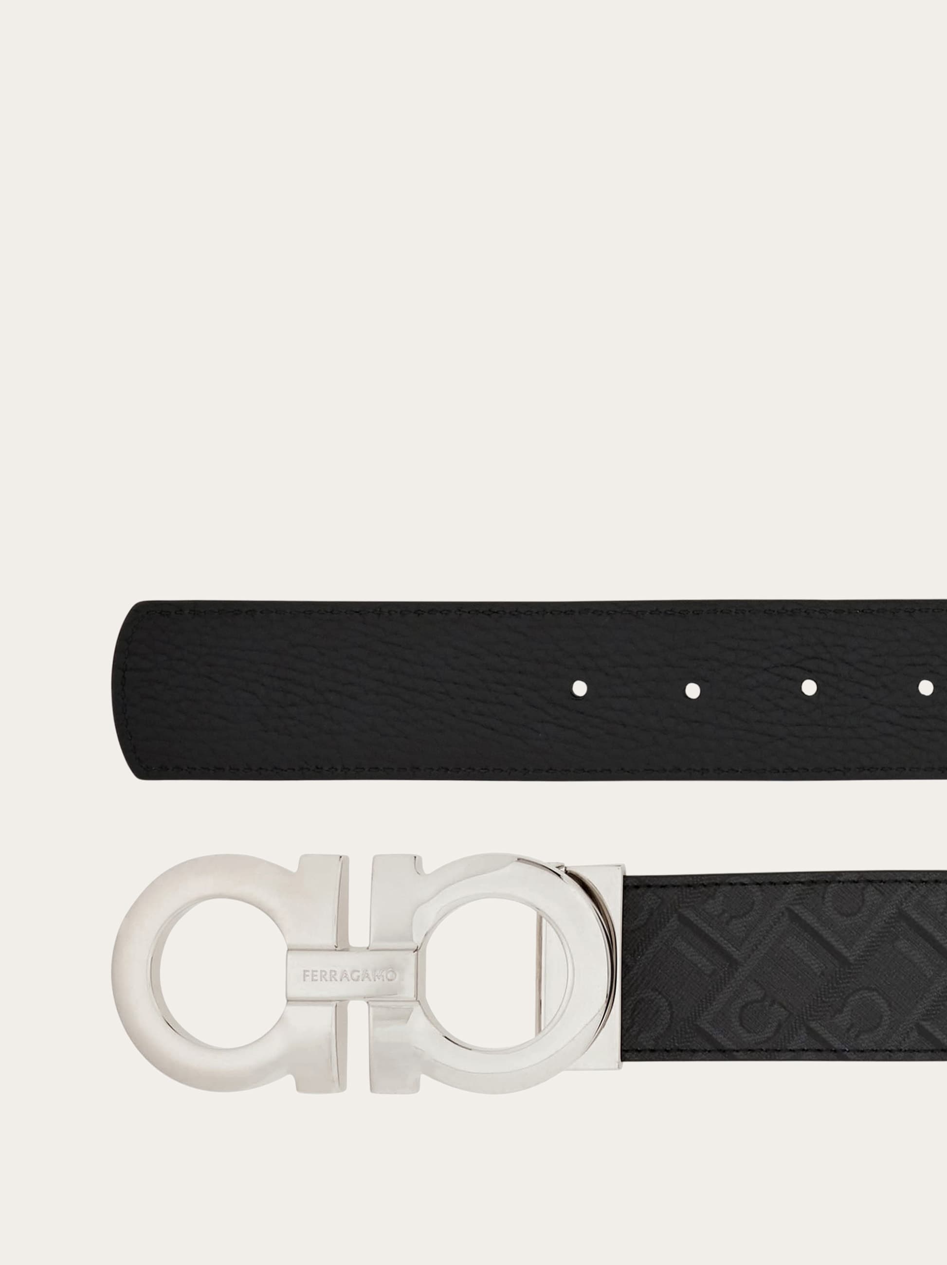 Reversible and adjustable Gancini belt - 2