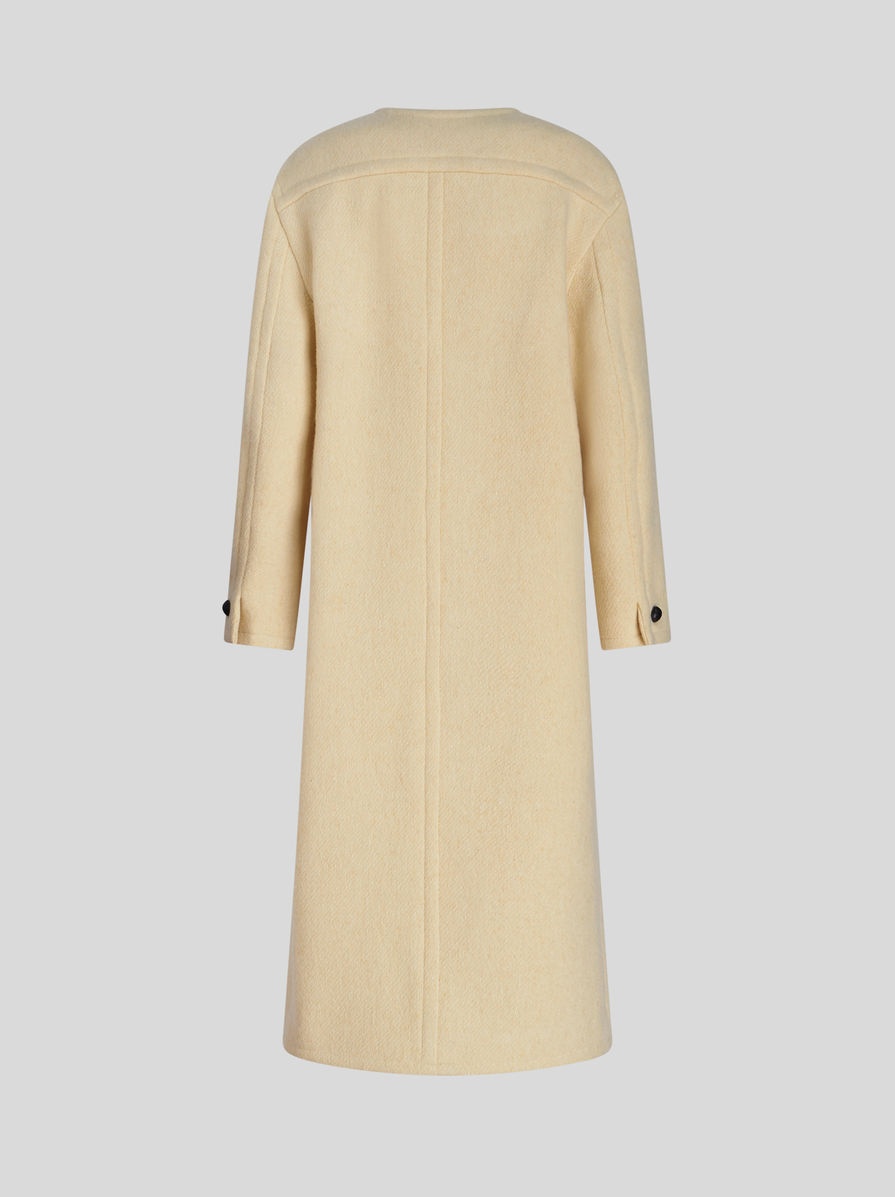 OVERSIZE LONG COAT WITH EMBROIDERY - 6