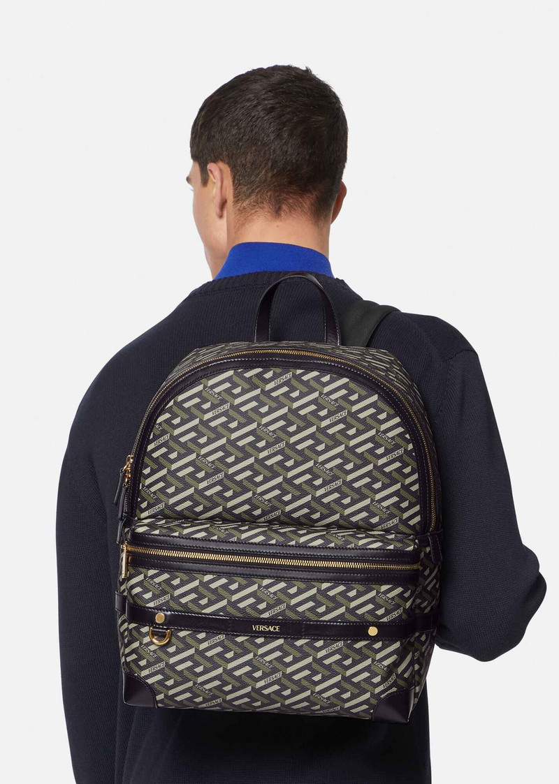VERSACE La Greca Signature Backpack outlook