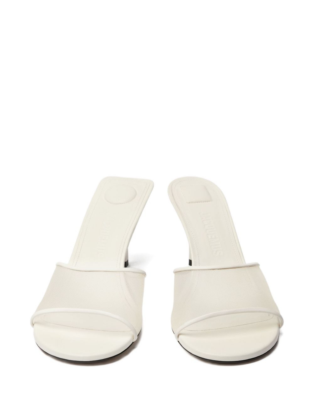 mesh-panel stiletto-heel mules - 4