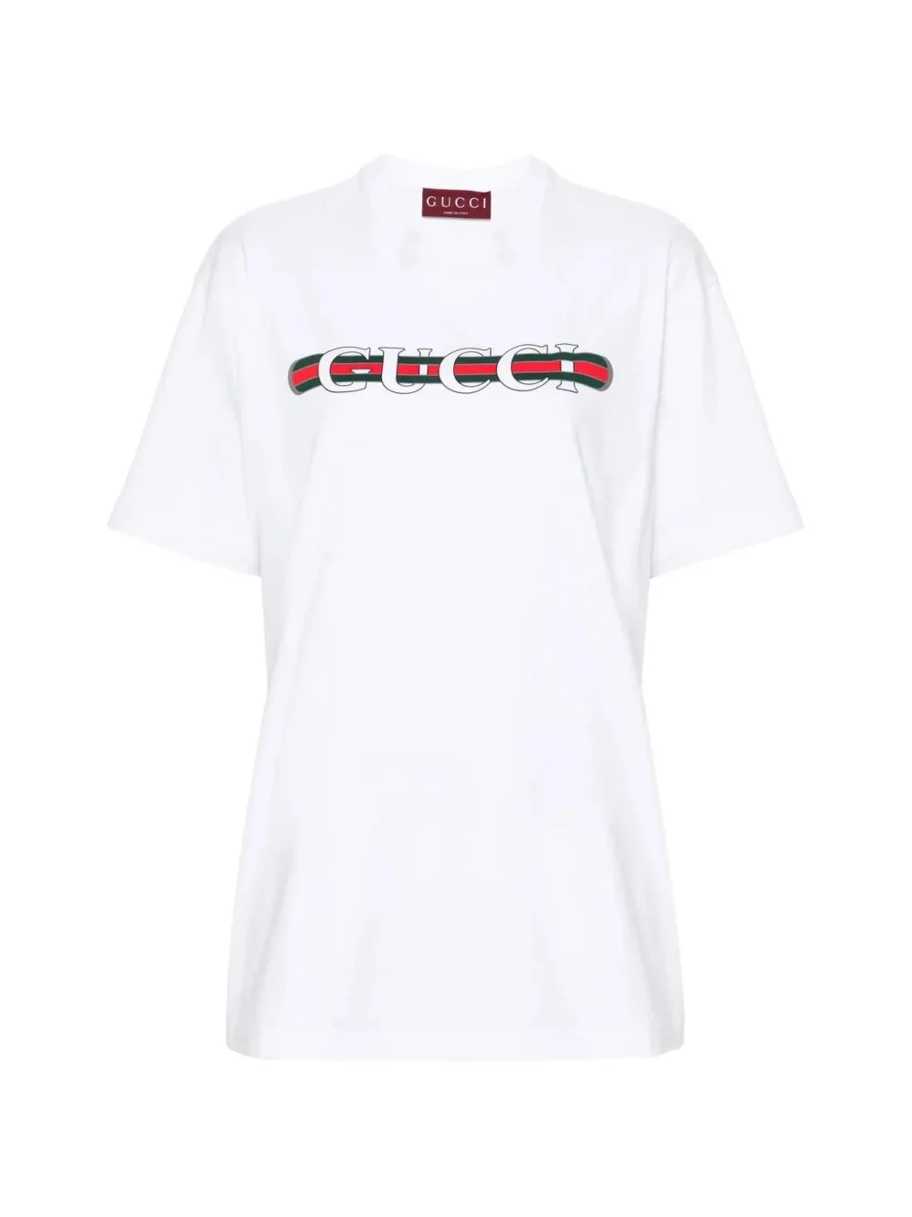 printed cotton jersey T-shirt - 1