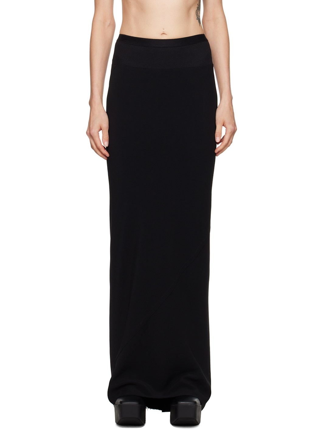 Black Porterville Coda Maxi Skirt - 1