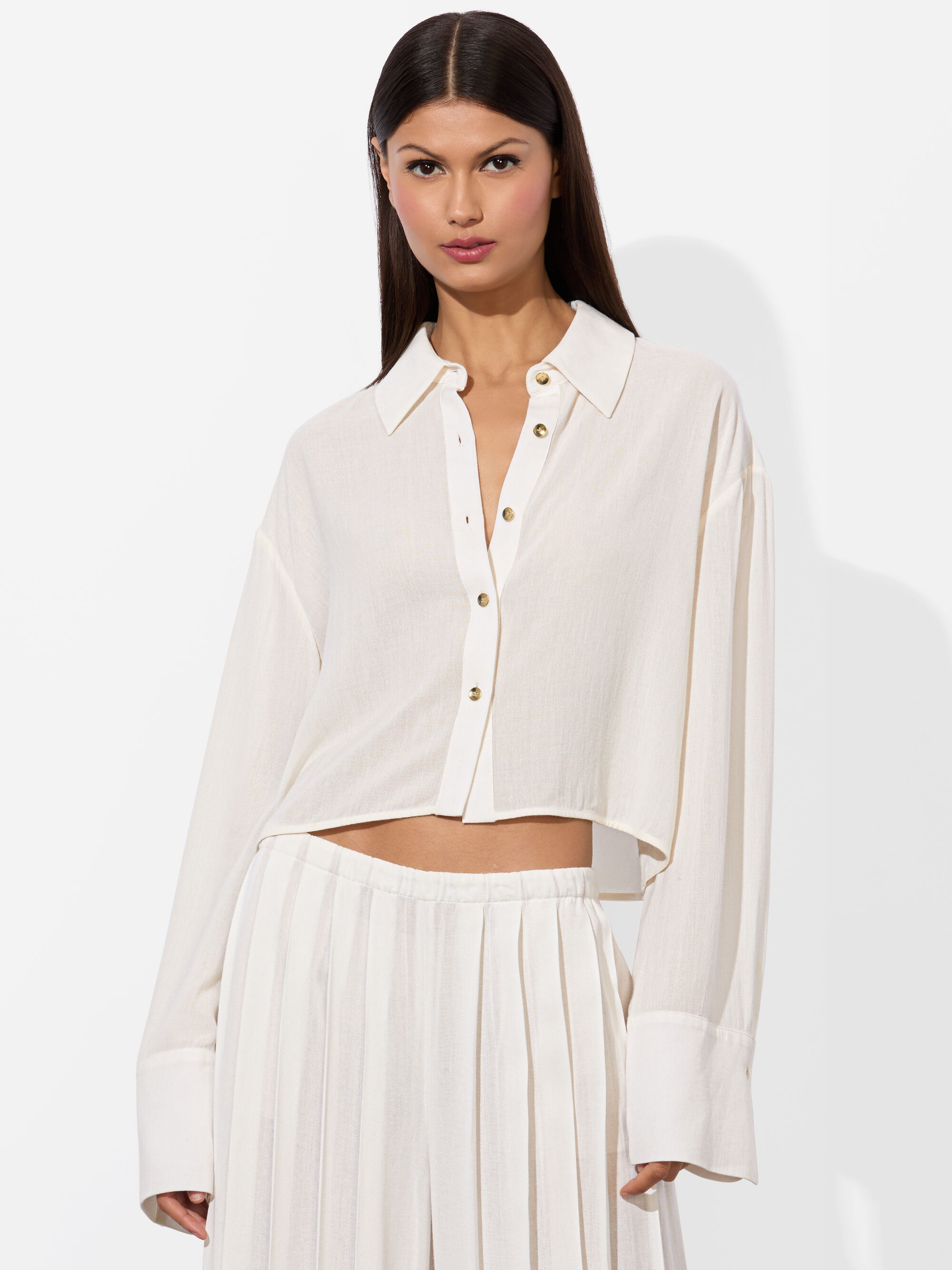 FINELY CROPPED BUTTON DOWN - 2