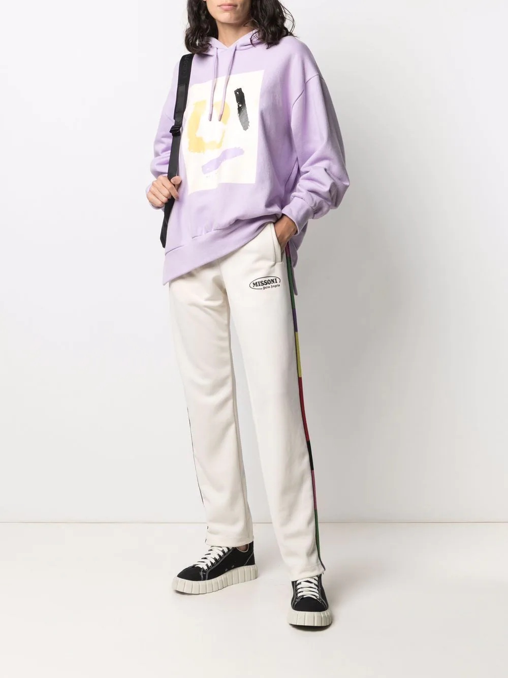 x Missoni colour block trim logo track pants - 3