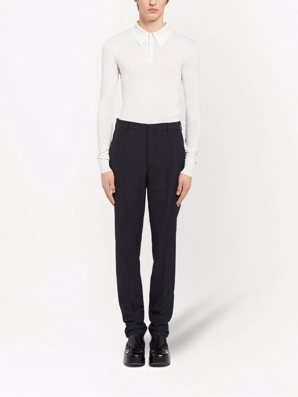 tapered tailored-cut trousers - 2