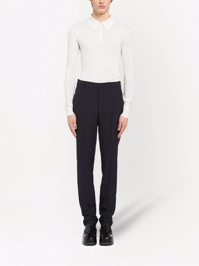 Prada tapered tailored-cut trousers outlook