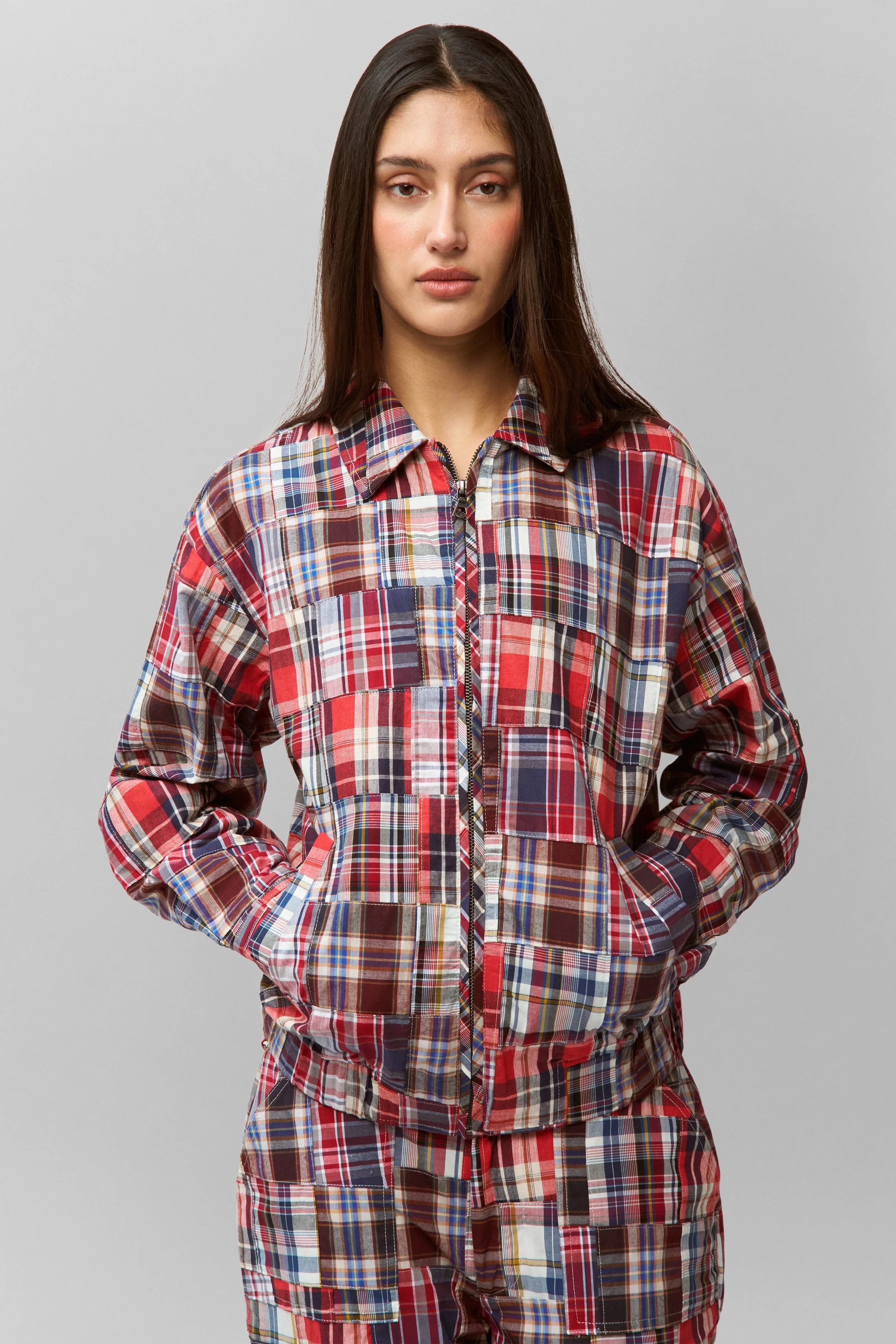 ADRIAN PATCHWORK BOMBER - 1