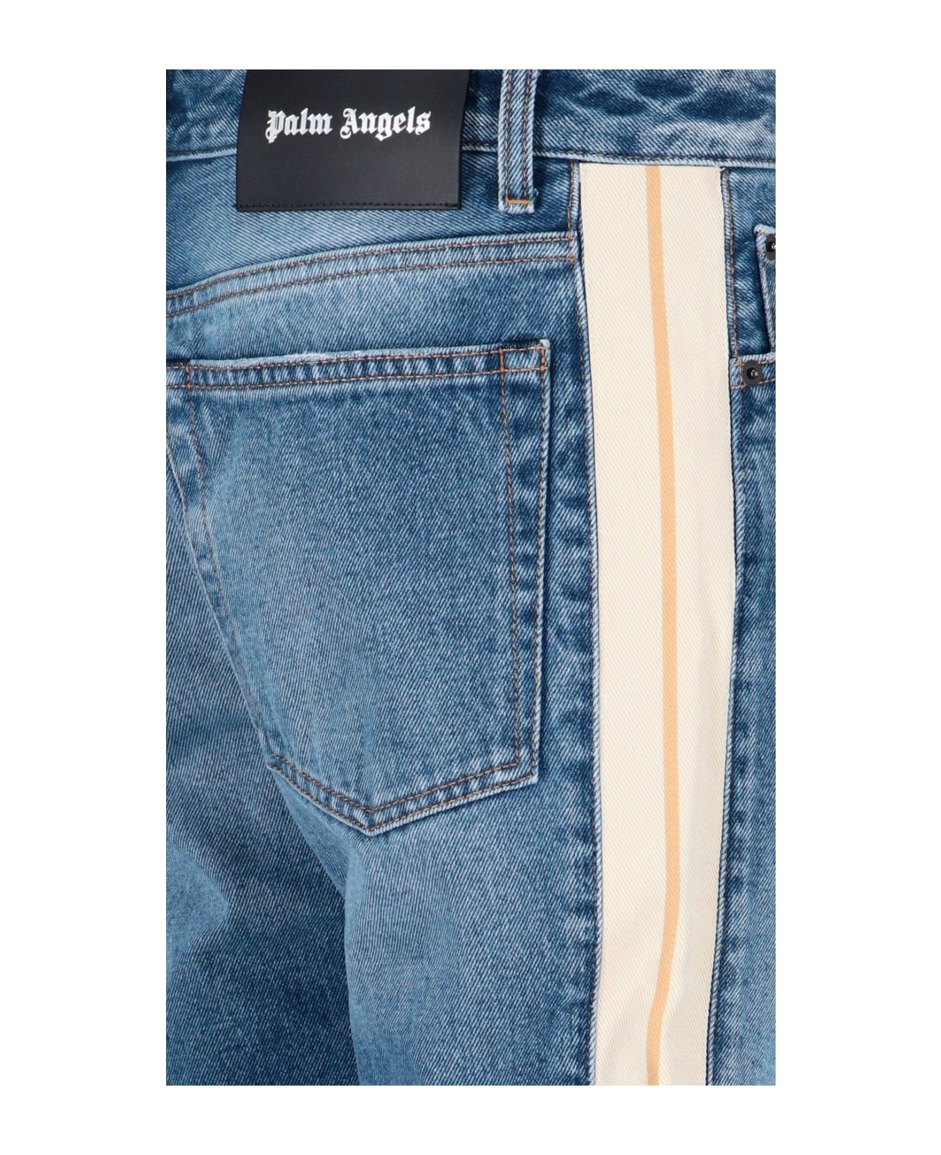 Logo Patch Straight Leg Jeans - 5