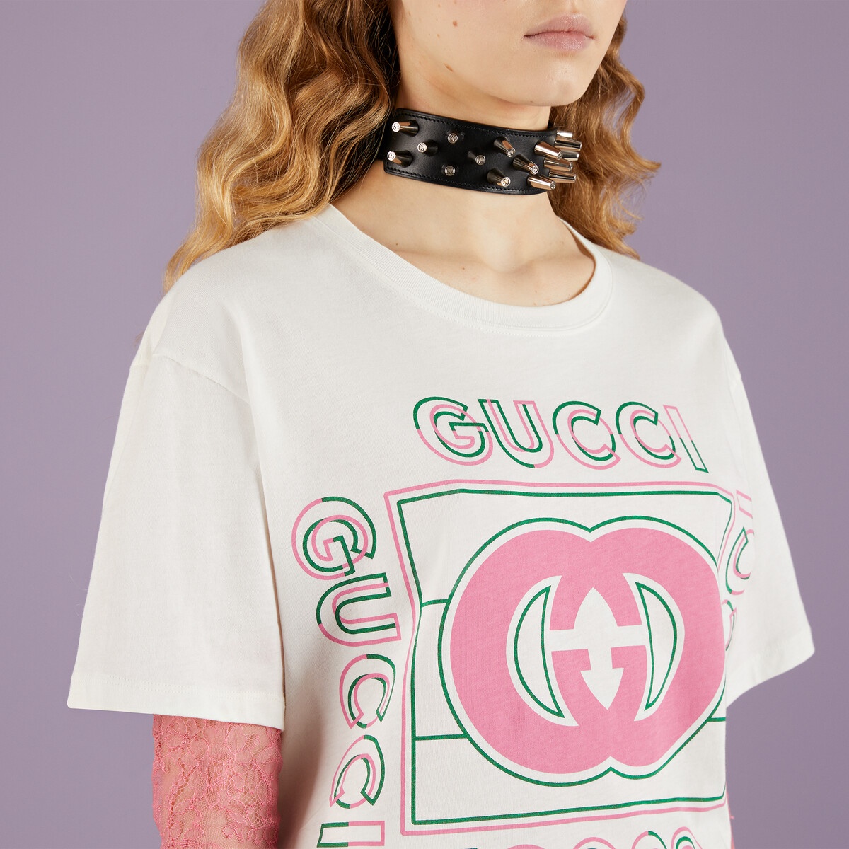 Gucci vintage logo print T-shirt - 3