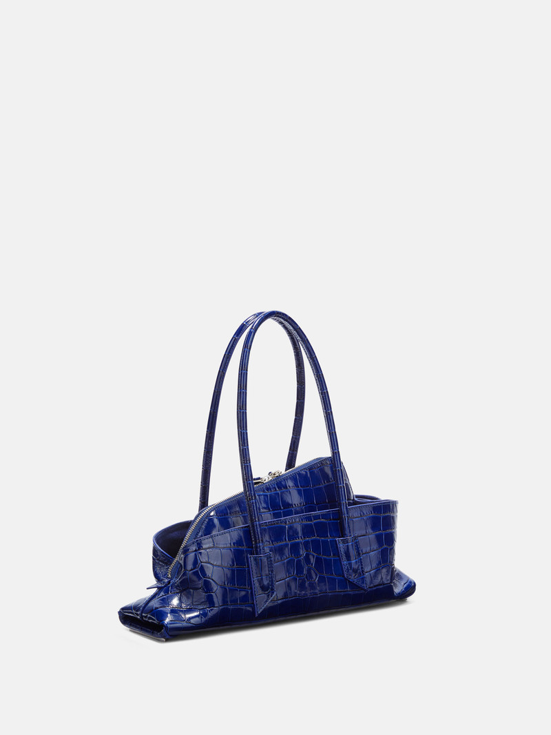 ''LA PASSEGGIATA SMALL'' ELECTRIC BLUE TOP HANDLE 3