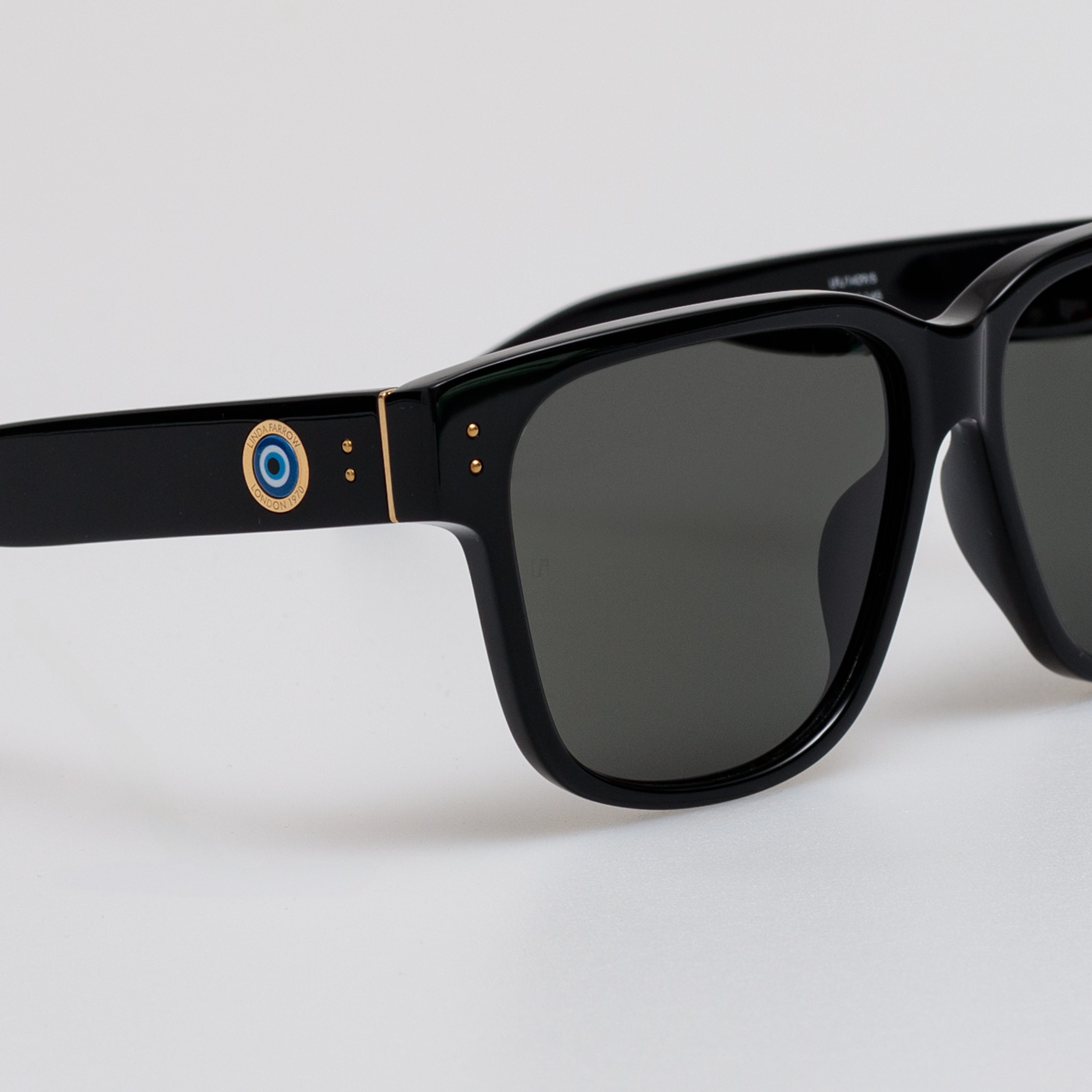Perry Sunglasses in Black and Grey - 3