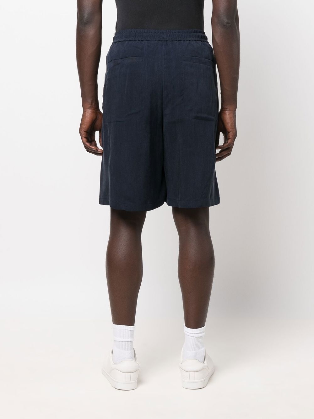 drawstring cotton Bermuda shorts - 4