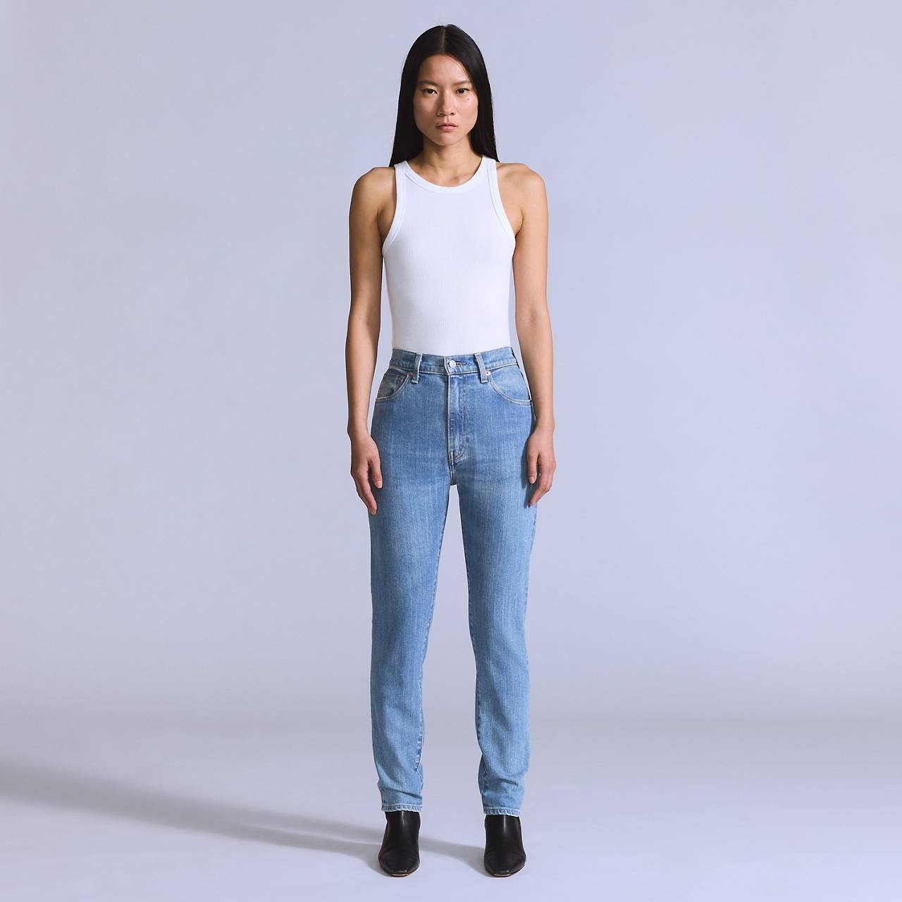 HIGH RISE SLIM FIT WOMEN'S JEANS - 2