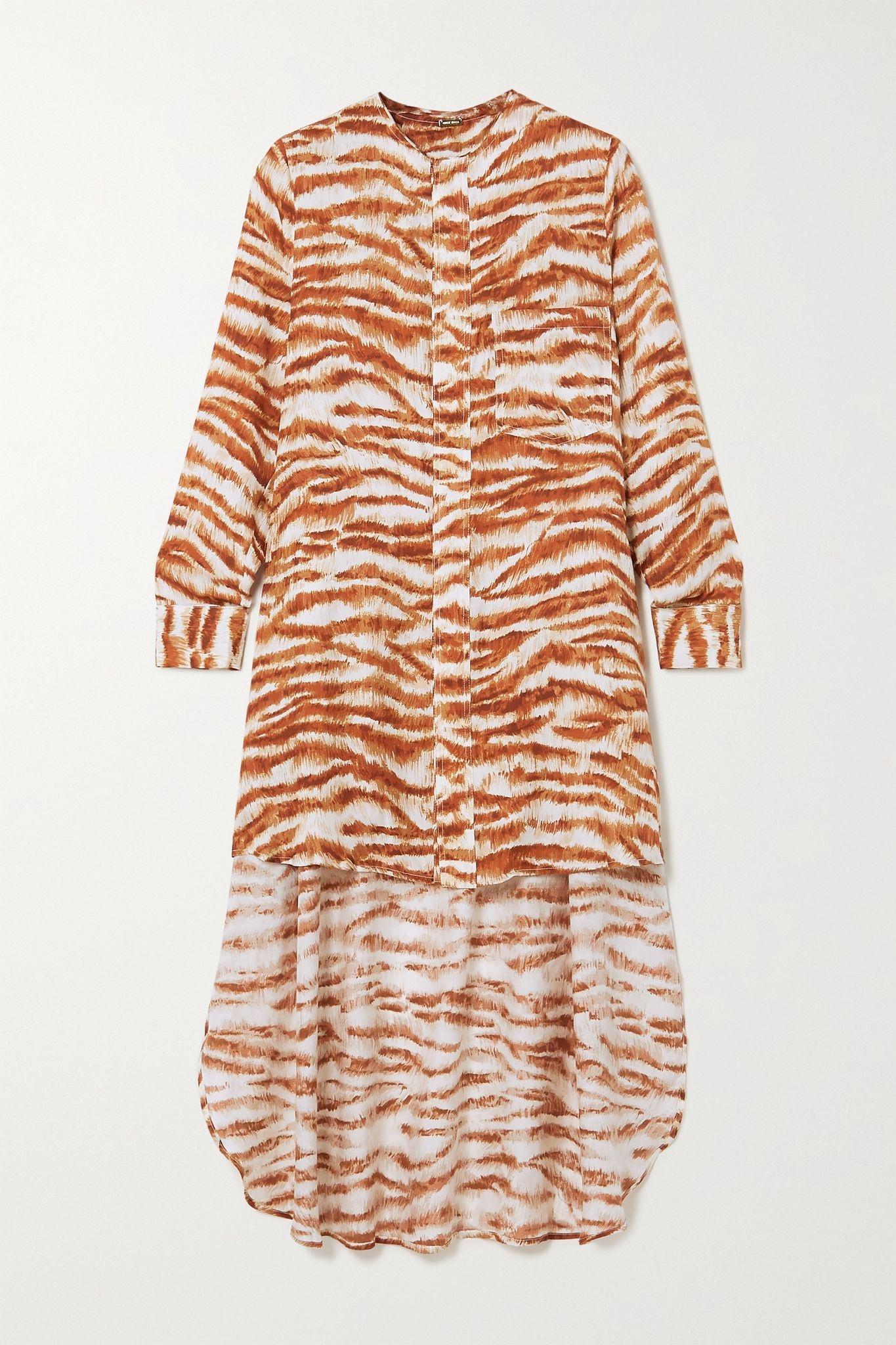 Thessaly printed jersey tunic - 1