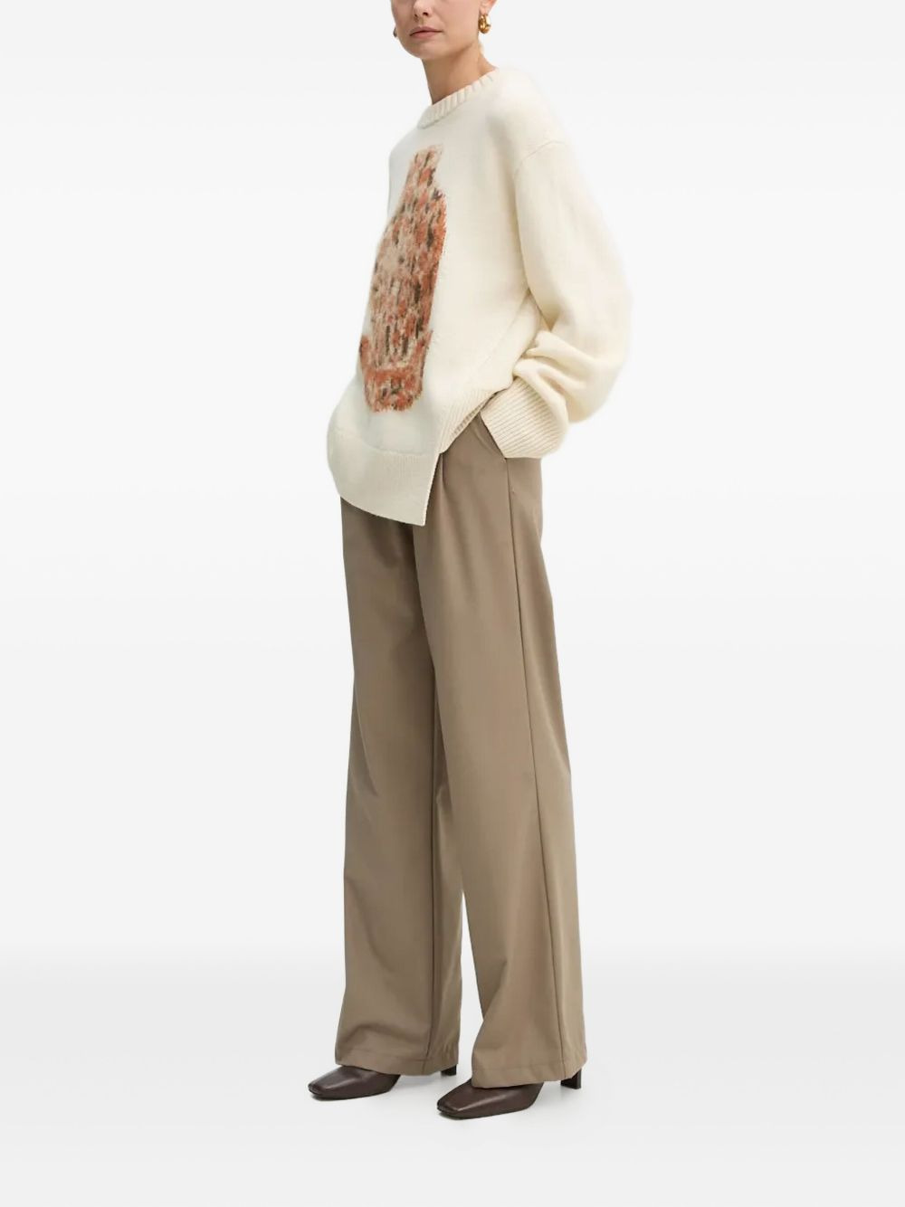 abstract-pattern sweater - 2