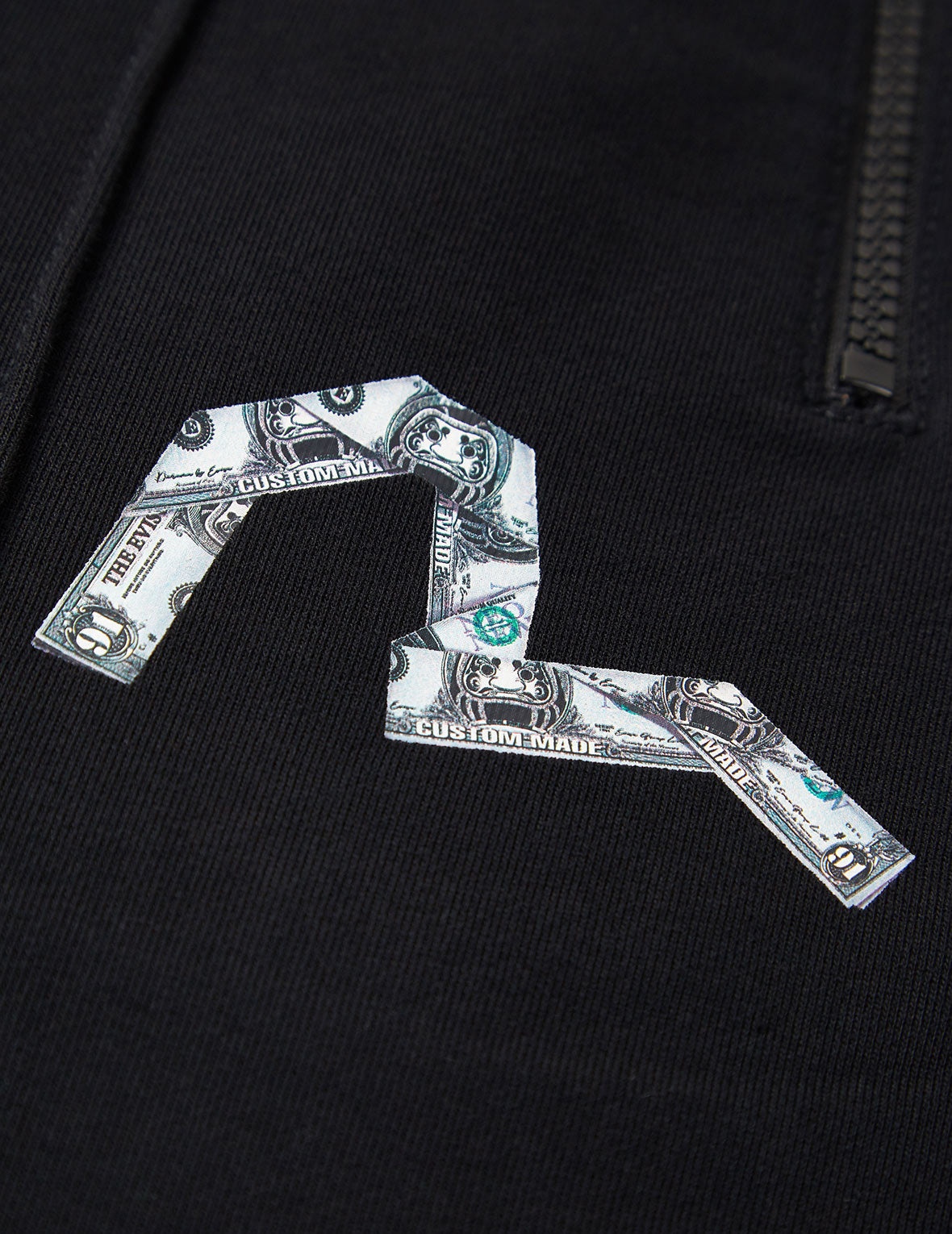 Banknote Seagull Print Sweatpants - 11