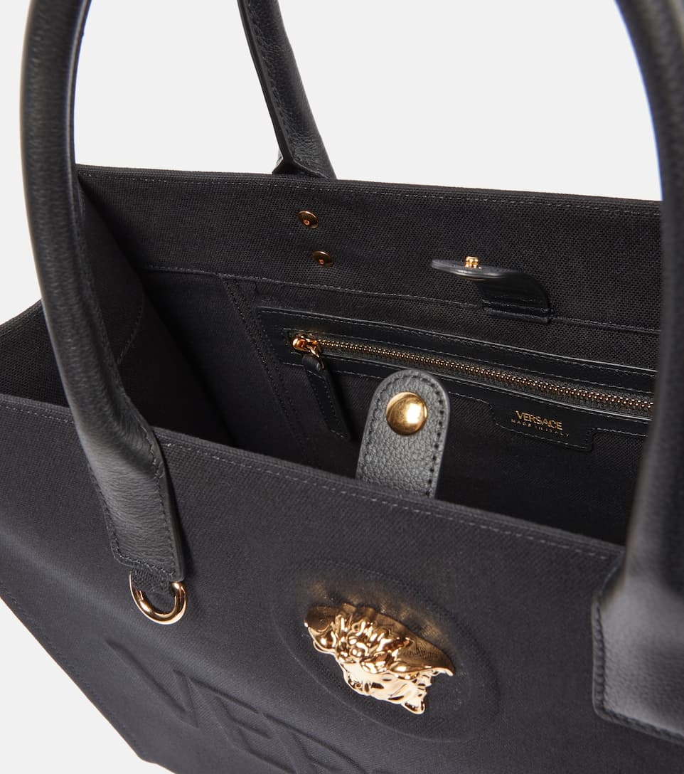 La Medusa cotton canvas tote bag - 3