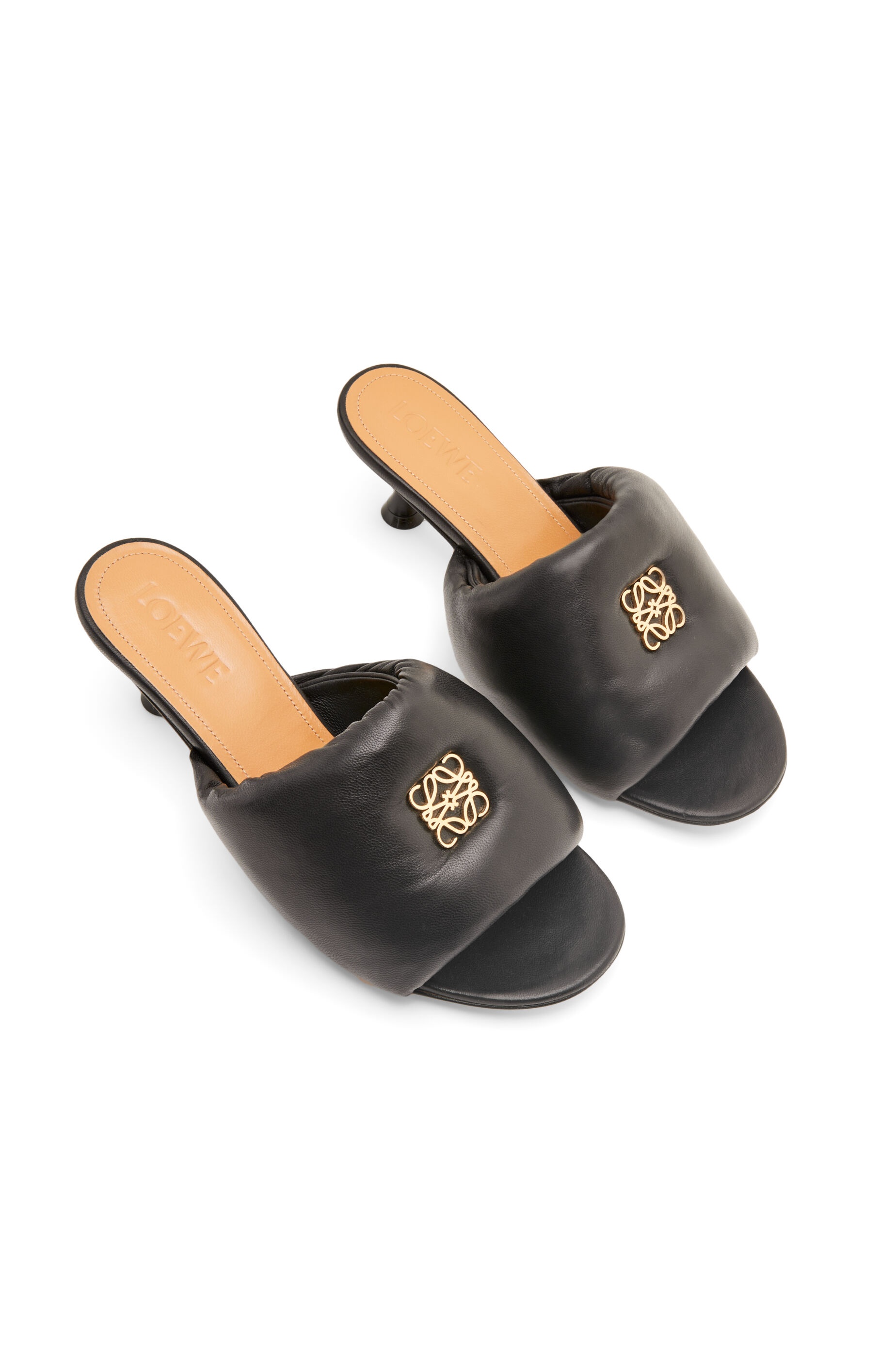 Anagram padded mule in lambskin - 3