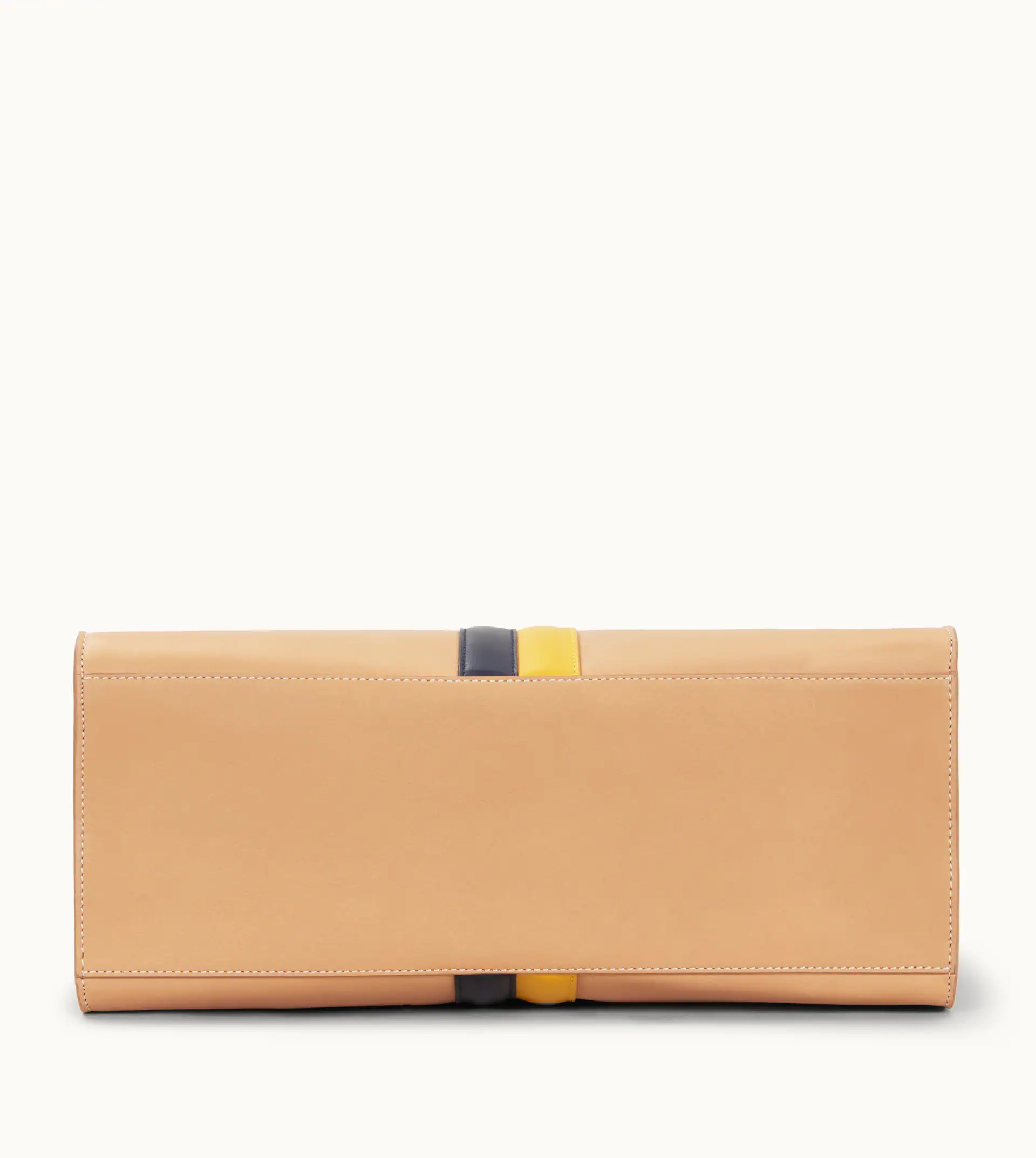 SHOPPING TOTE BAG MEDIUM - BEIGE, YELLOW, BLACK - 5