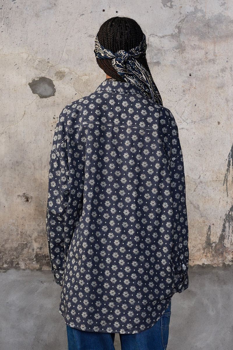 PINTUCK DROPNECK SHIRT 5