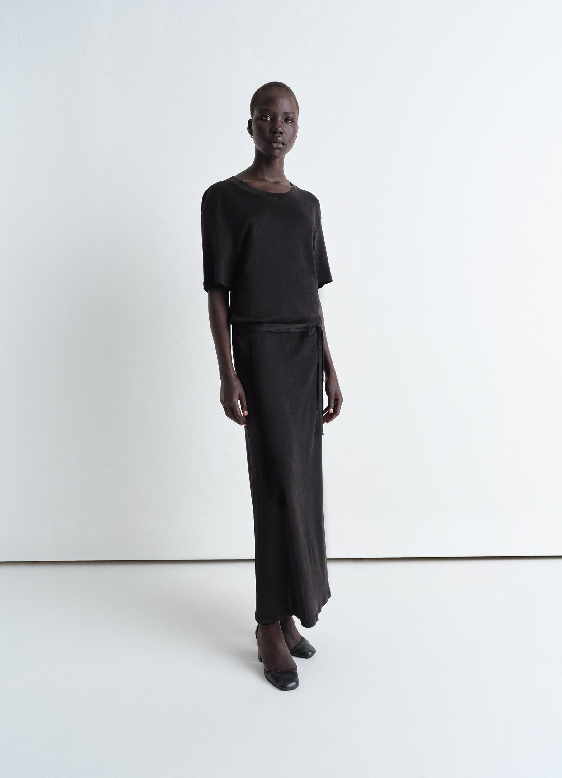 BELTED RIB T-SHIRT DRESS - 2