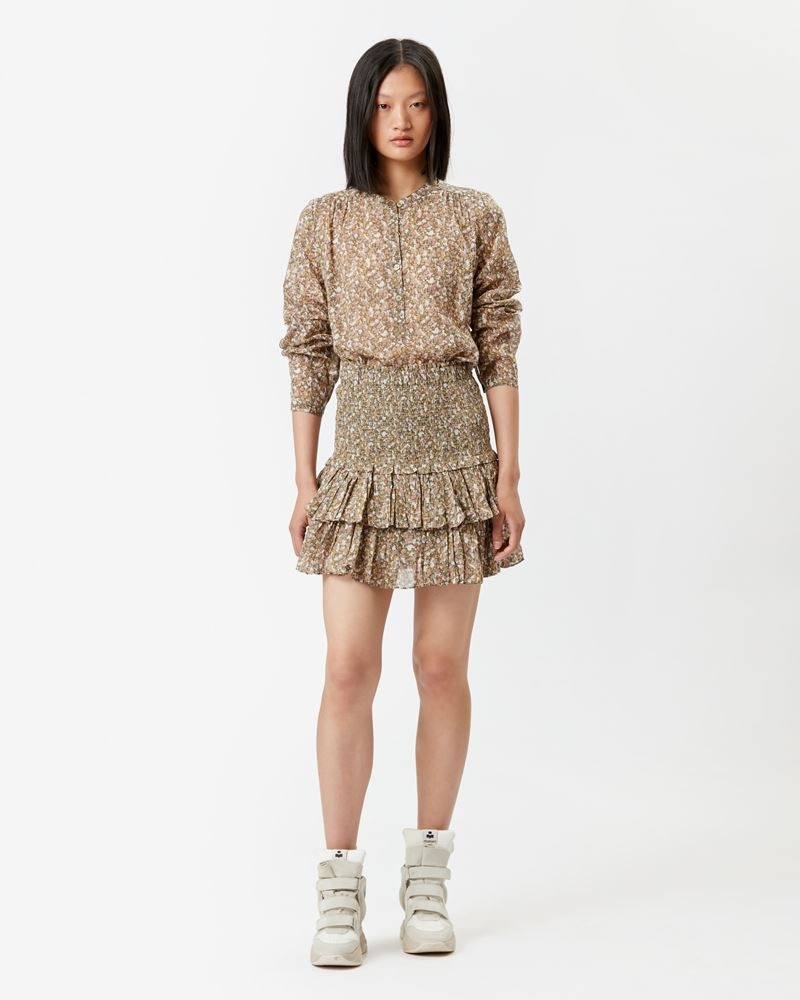 Isabel Marant Étoile NAOMI FLORAL MINISKIRT outlook