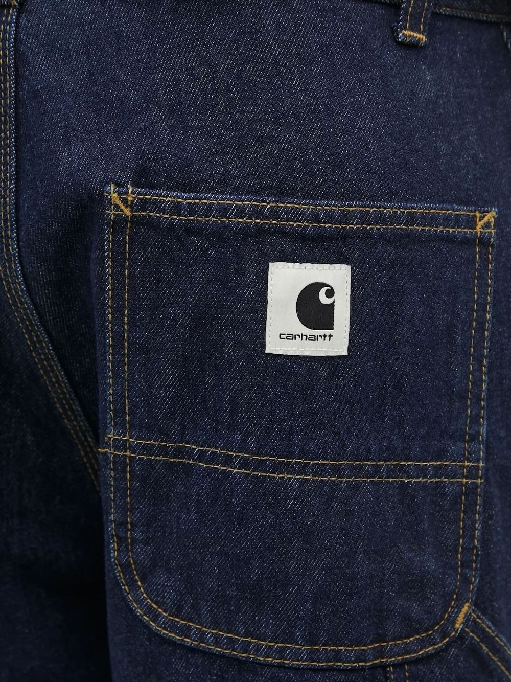 double-pockets denim wide-leg jeans - 4