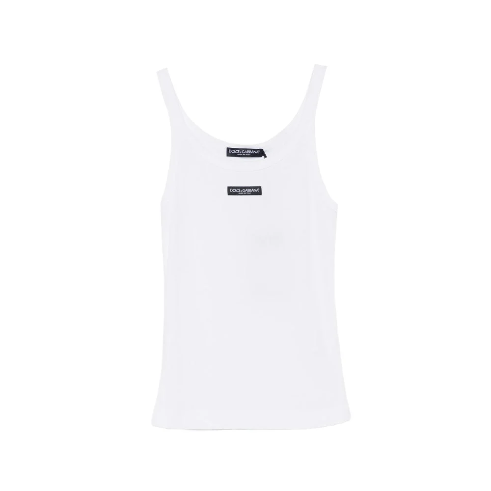 Dolce & Gabbana White Tops - Vests & Tank Tops Women - 1