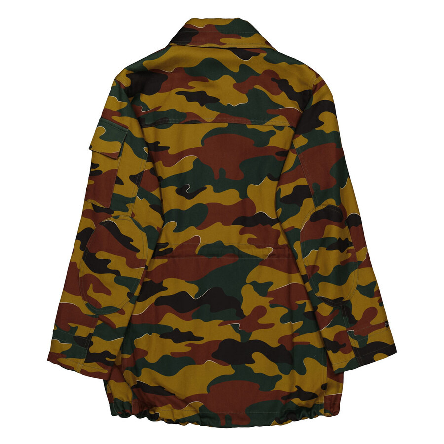 Burberry Ladies Boyfriend Fit Camouflage Print Jacket - 5