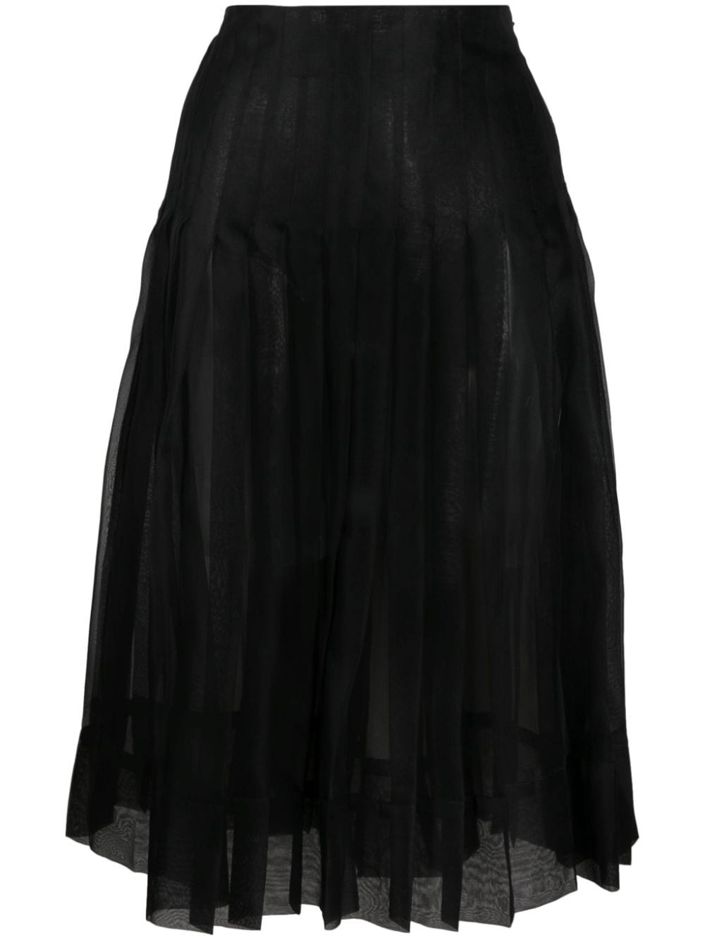 The Tudi pleated midi skirt - 1