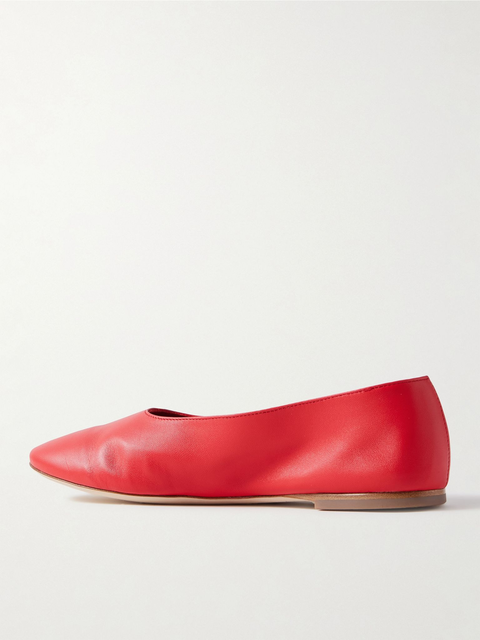 Alba leather ballet flats Red - 3