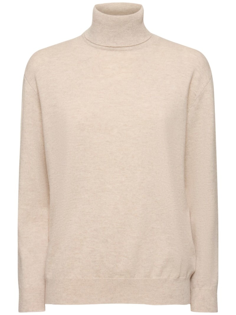 Cashmere turtleneck sweater - 1