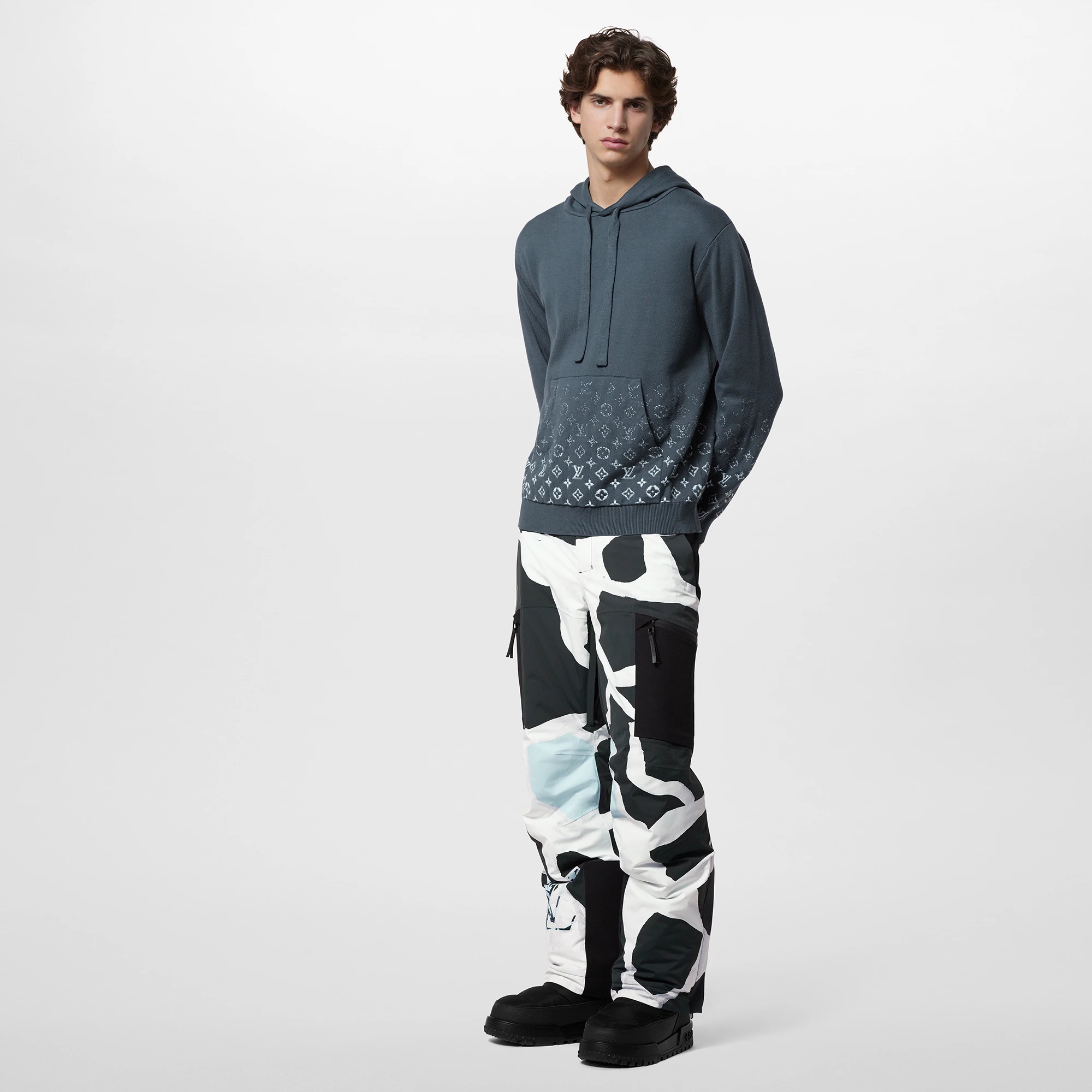 Gradient Cotton Hoodie - 4