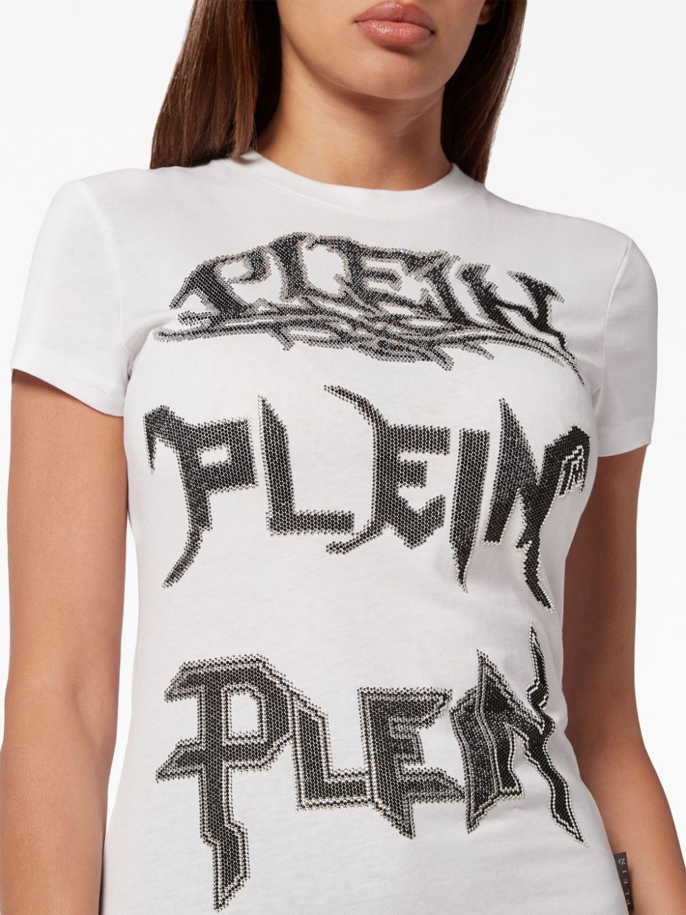 logo-embellished cotton T-shirt - 5