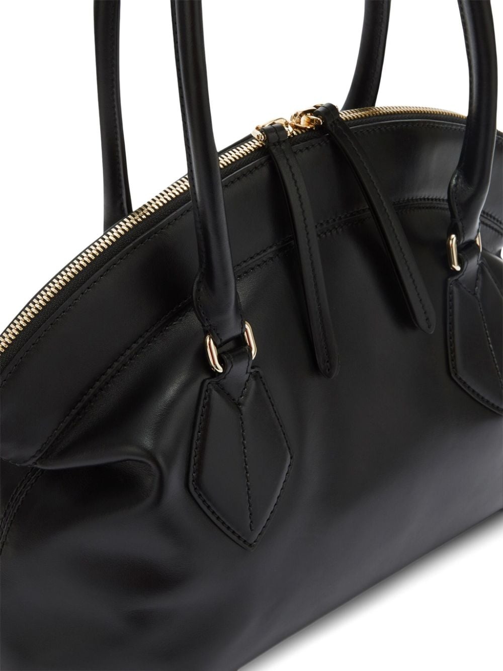 leather tote bag - 4