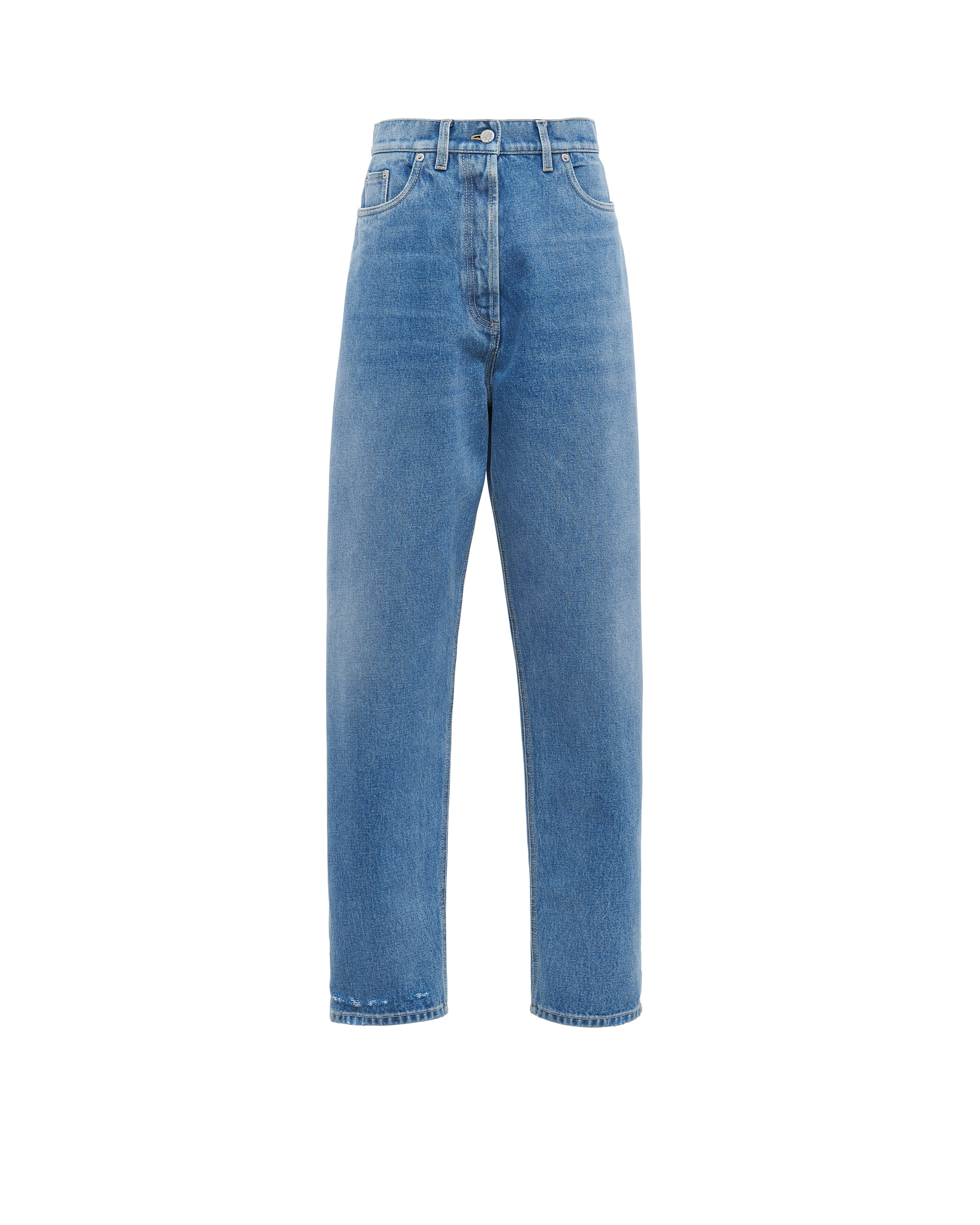 Organic denim five-pocket trousers - 1
