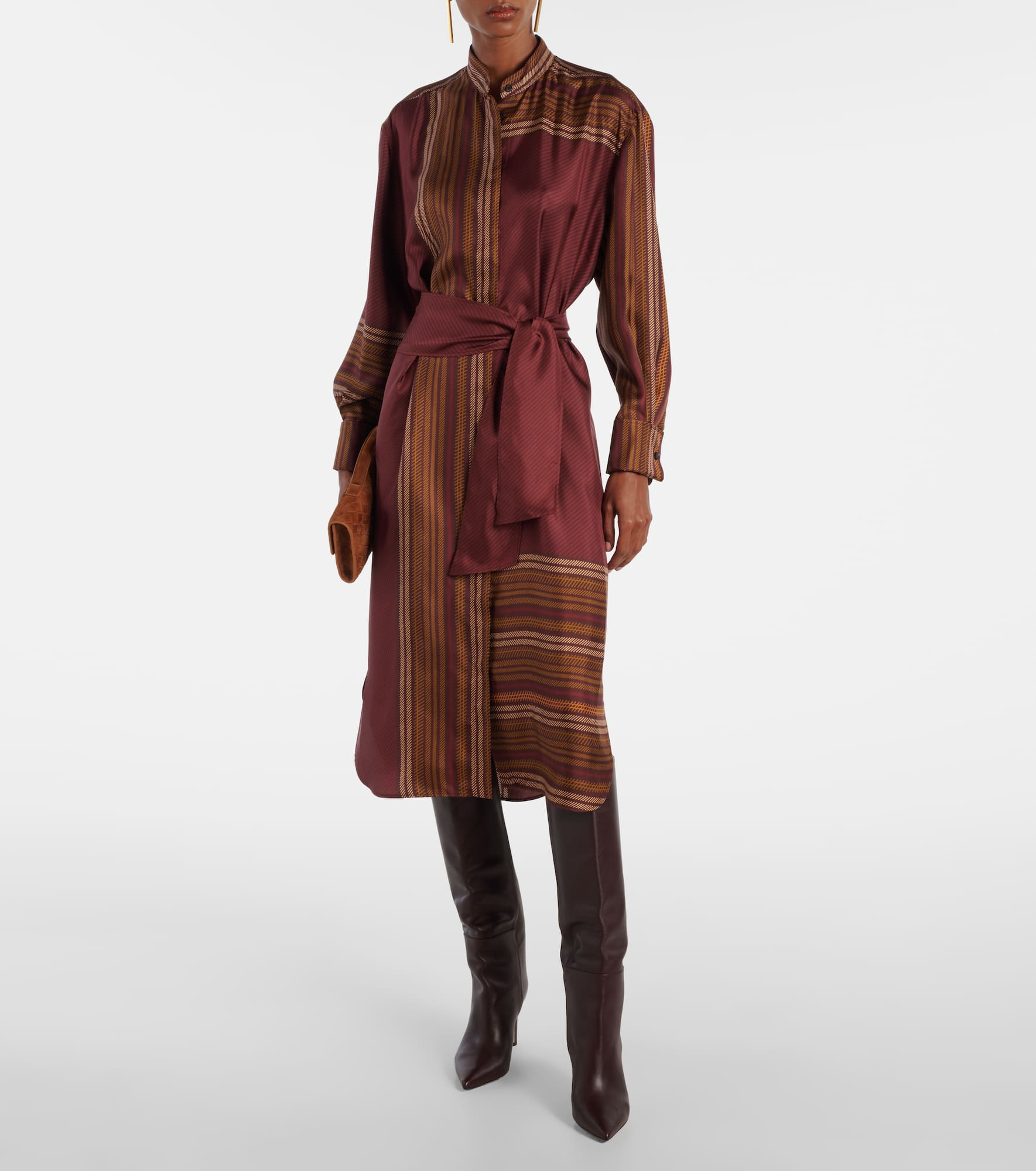 Pietre printed silk wrap dress - 2