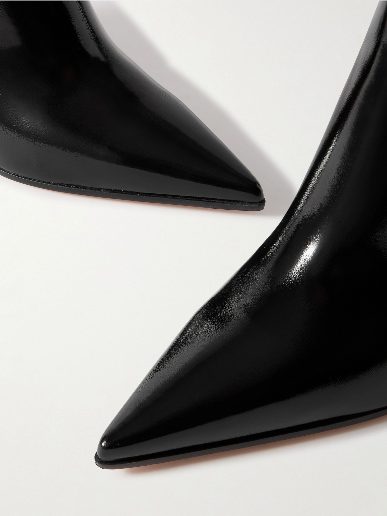 Keinna 60 patent-leather ankle boots Black - 4
