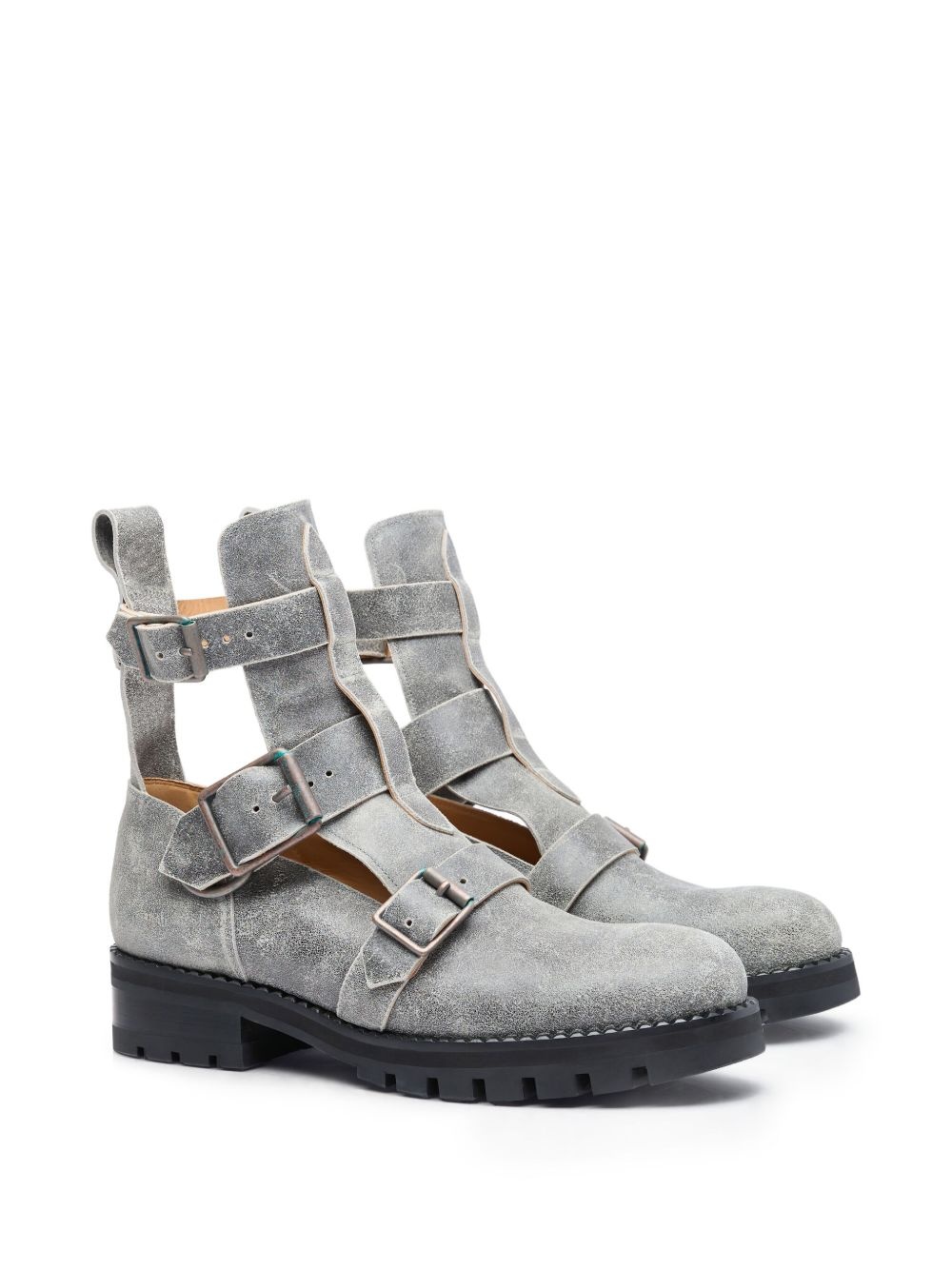 cut-out ankle boots - 2